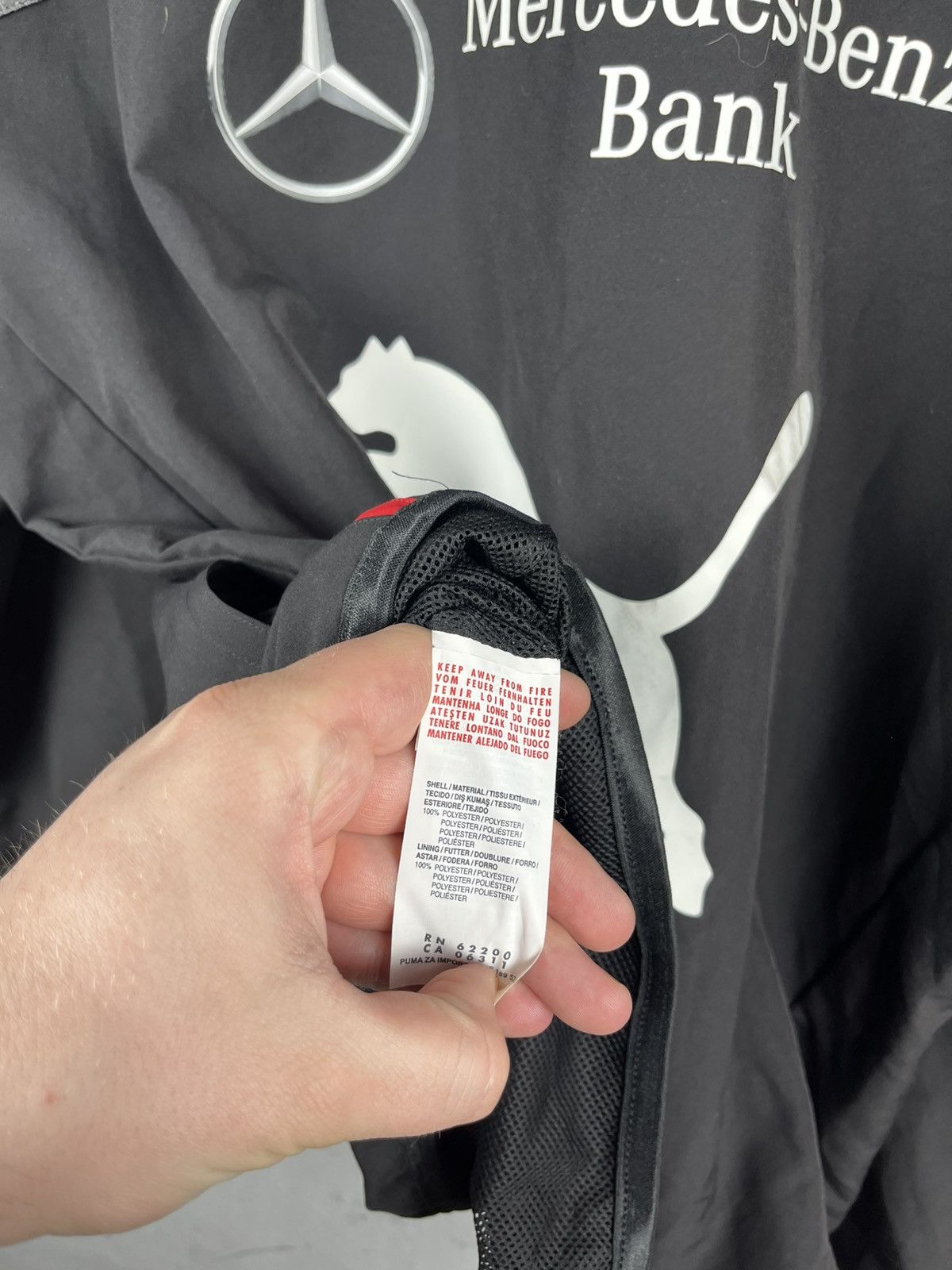 Puma Puma VfB Stuttgart Mens Training jacket mercedes benz bank Size US XL / EU 56 / 4 - 10 Thumbnail