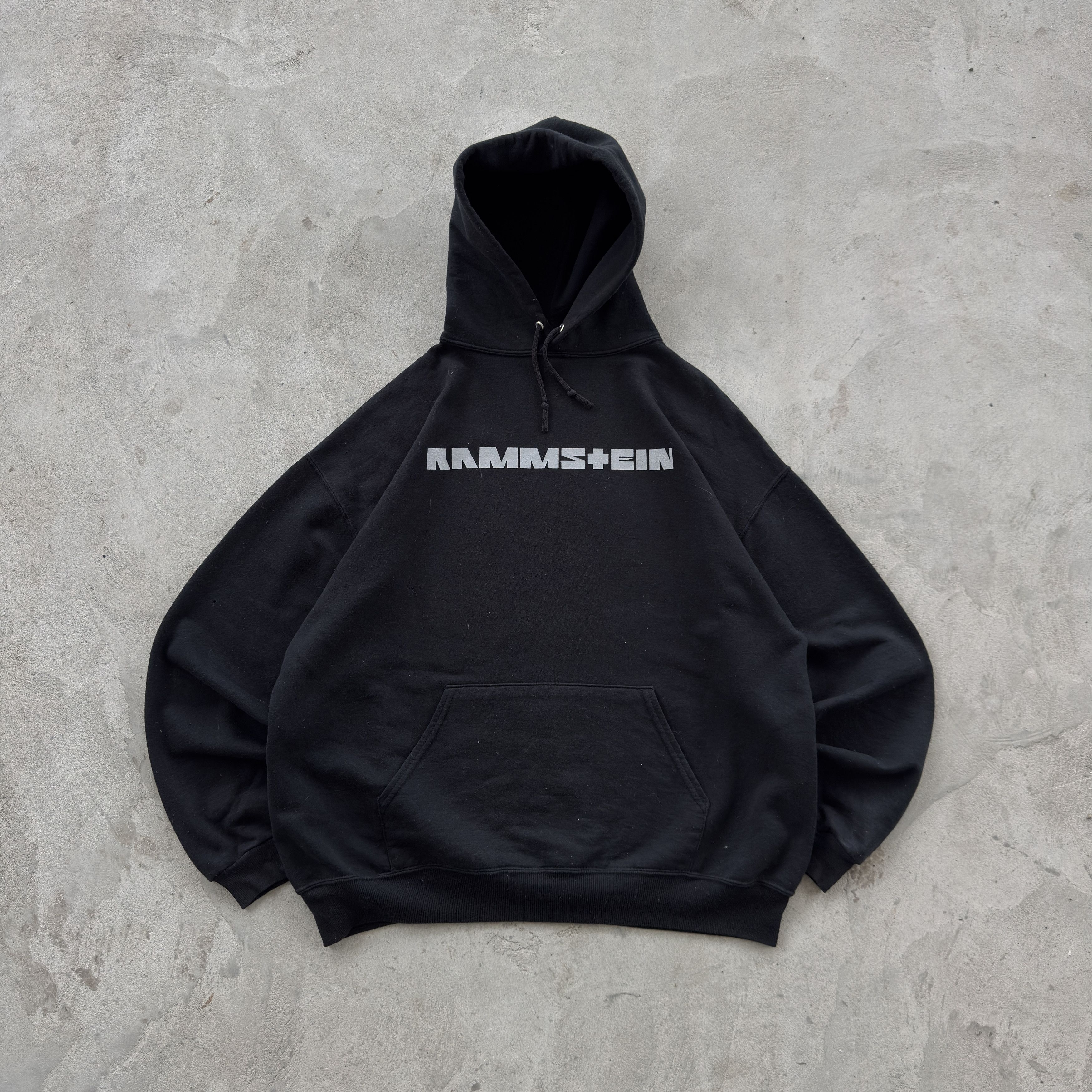 Band Tees Vintage 90s Rammstein Rock Band Hooded Sweatshirt Size US XL / EU 56 / 4 - 1 Thumbnail