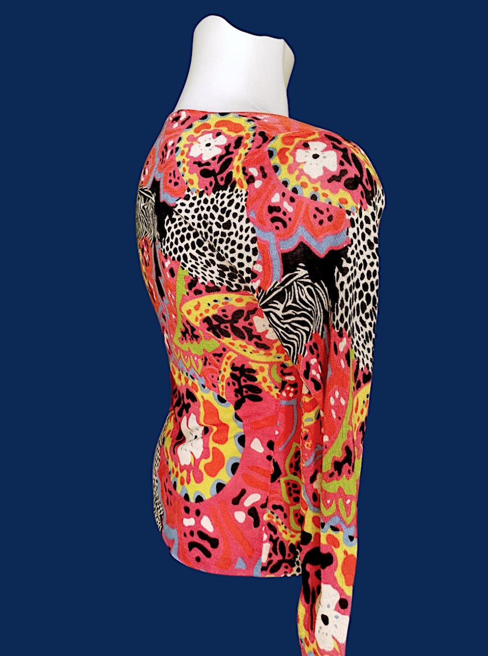 Japanese Brand UNKNOWN BRANDS Full print Long Sleeve T Shirt Y2K Style Size US M / EU 48-50 / 2 - 20 Thumbnail
