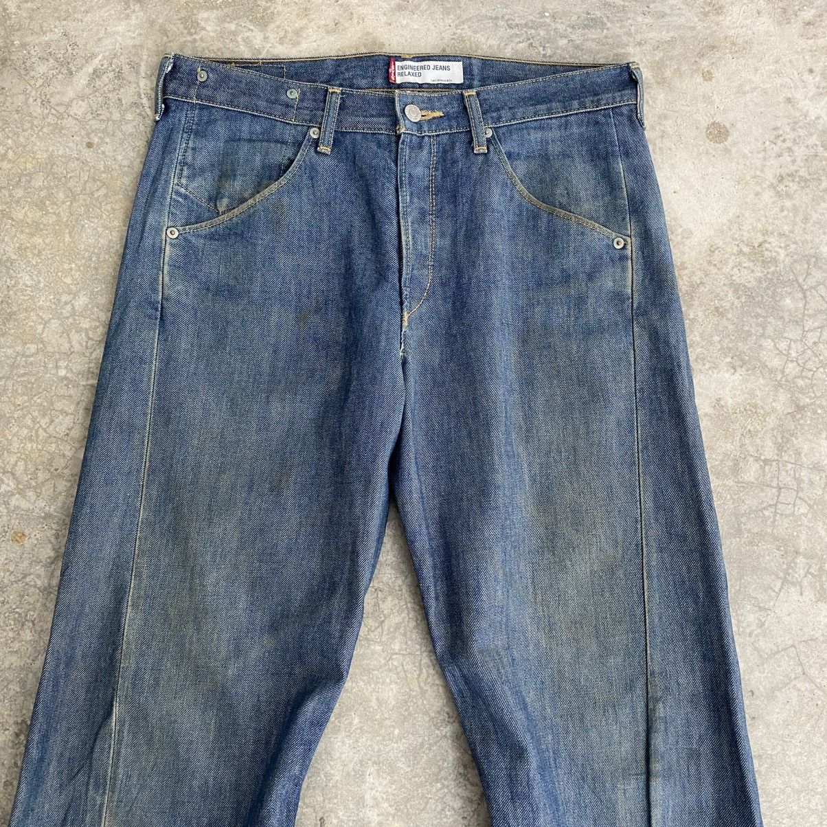 Levi's Vintage Levis Engineered Twisted Leg Relaxed Denim Jeans Size US 33 - 2 Thumbnail