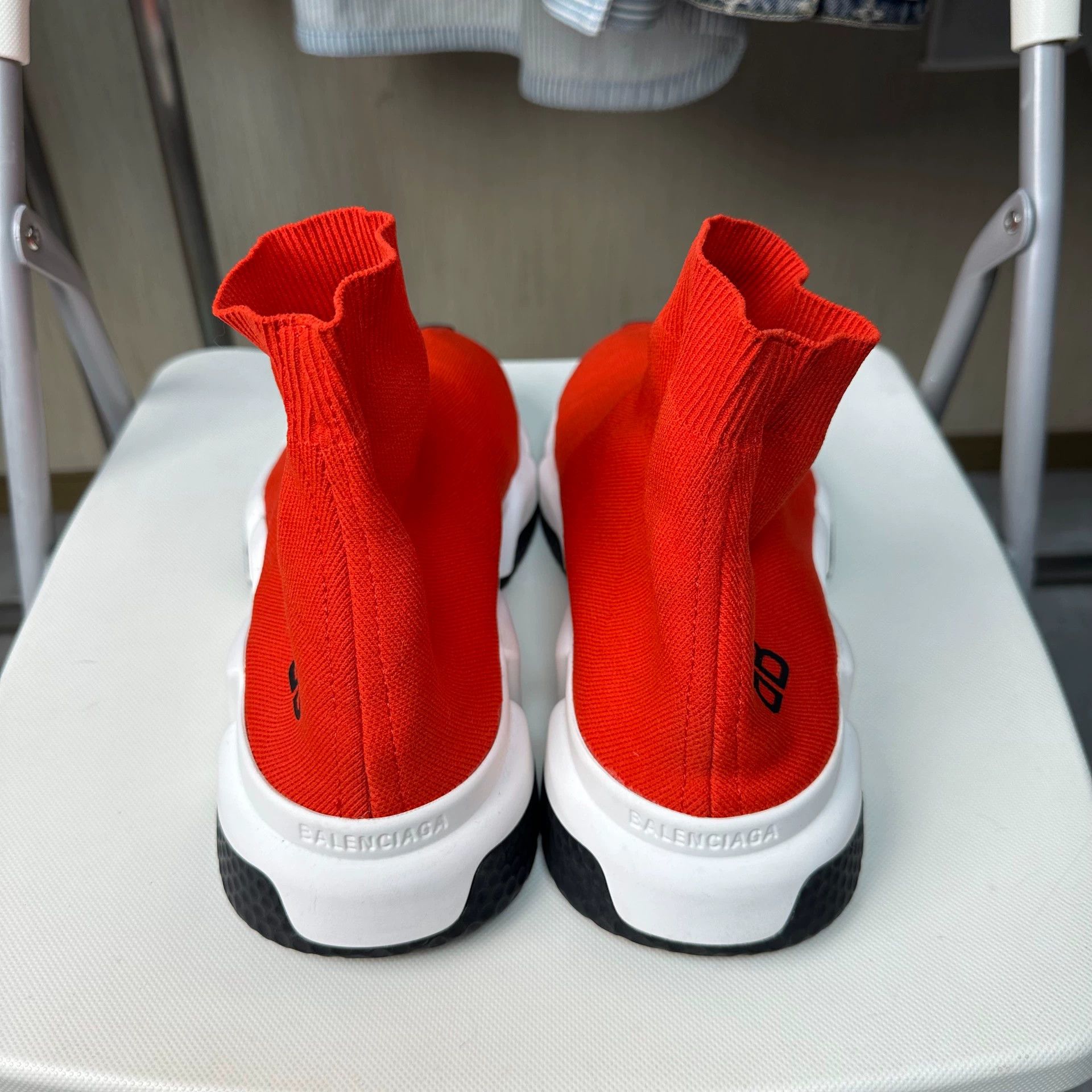 Balenciaga Balenciaga Speed Trainer Bright Red 45 Size US 10 / EU 43 - 3 Thumbnail