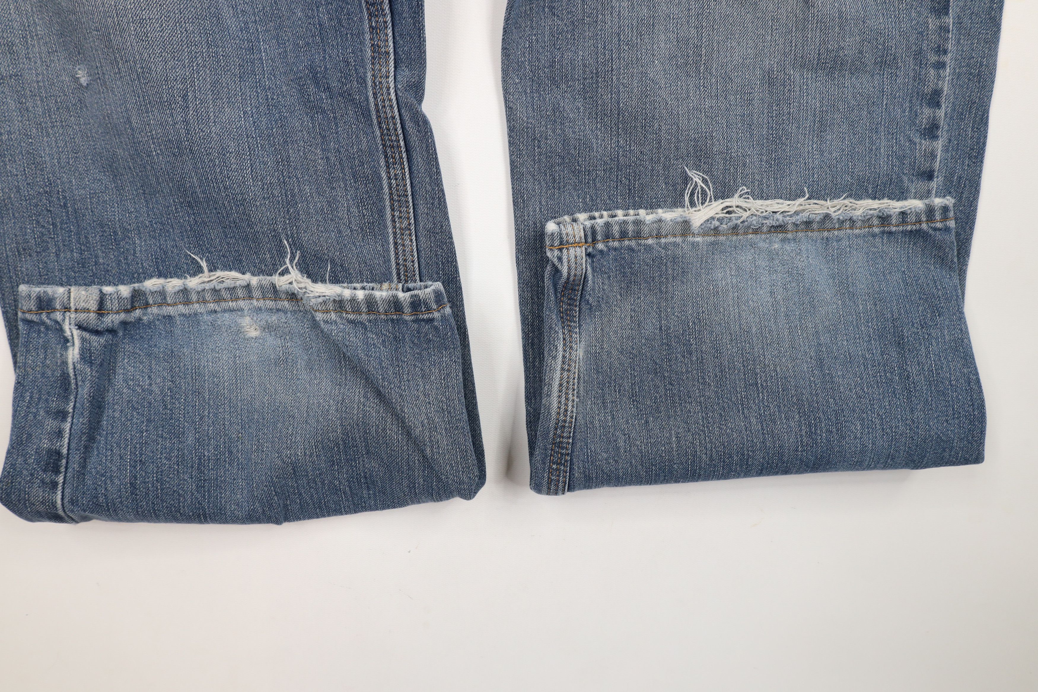 Carhartt × Vintage Vintage Carhartt Distressed Relaxed Fit Denim Jeans Blue Size US 40 / EU 56 - 5 Thumbnail