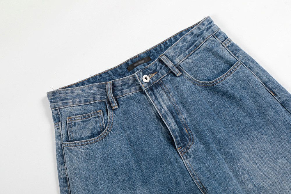 Jean American high street style washed distressed jeans for men Size US 32 / EU 48 - 3 Thumbnail