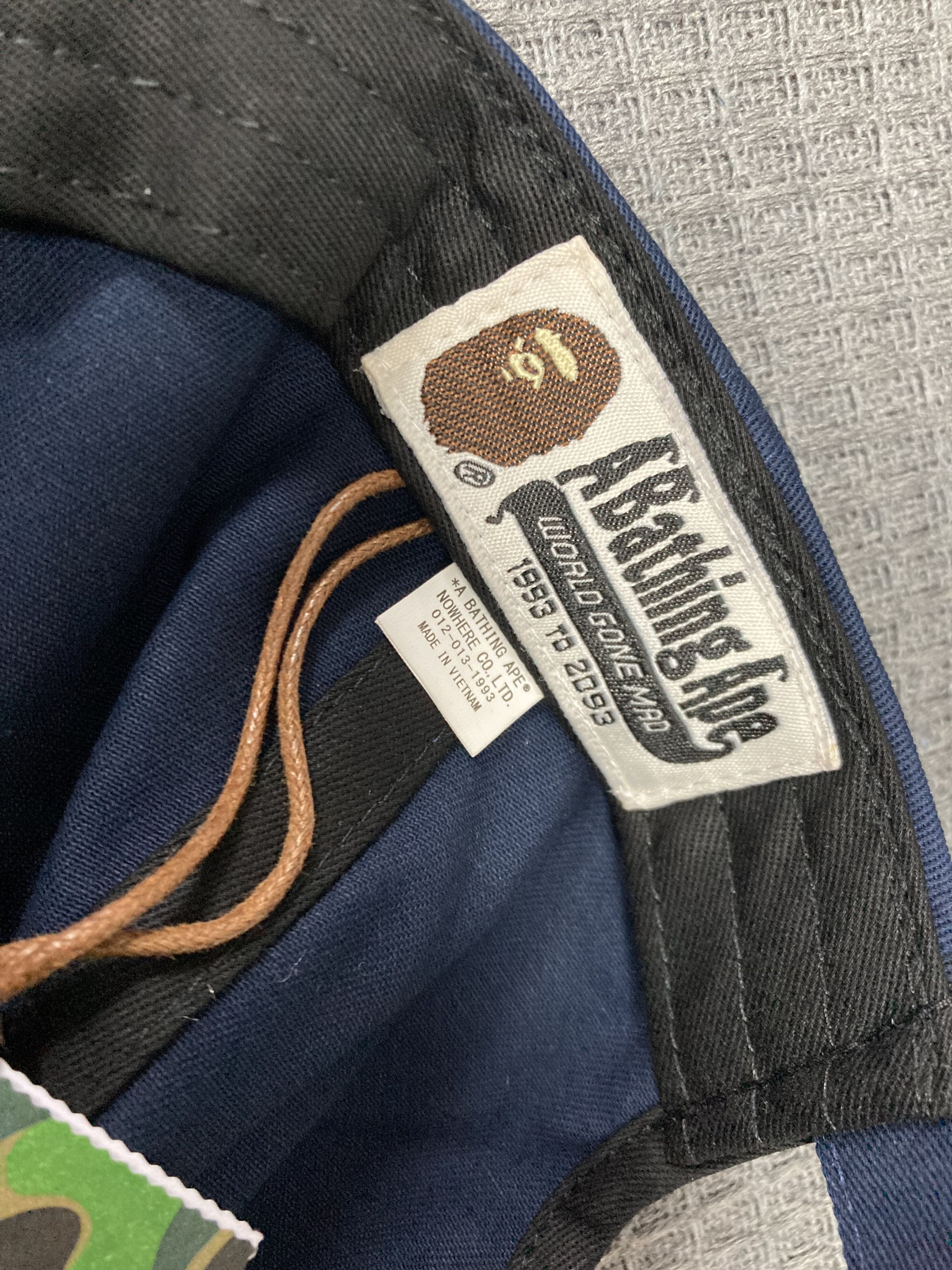 Japanese Brand BAPE Ape Head One Point Panel Cap 'Navy' Size ONE SIZE - 7 Thumbnail
