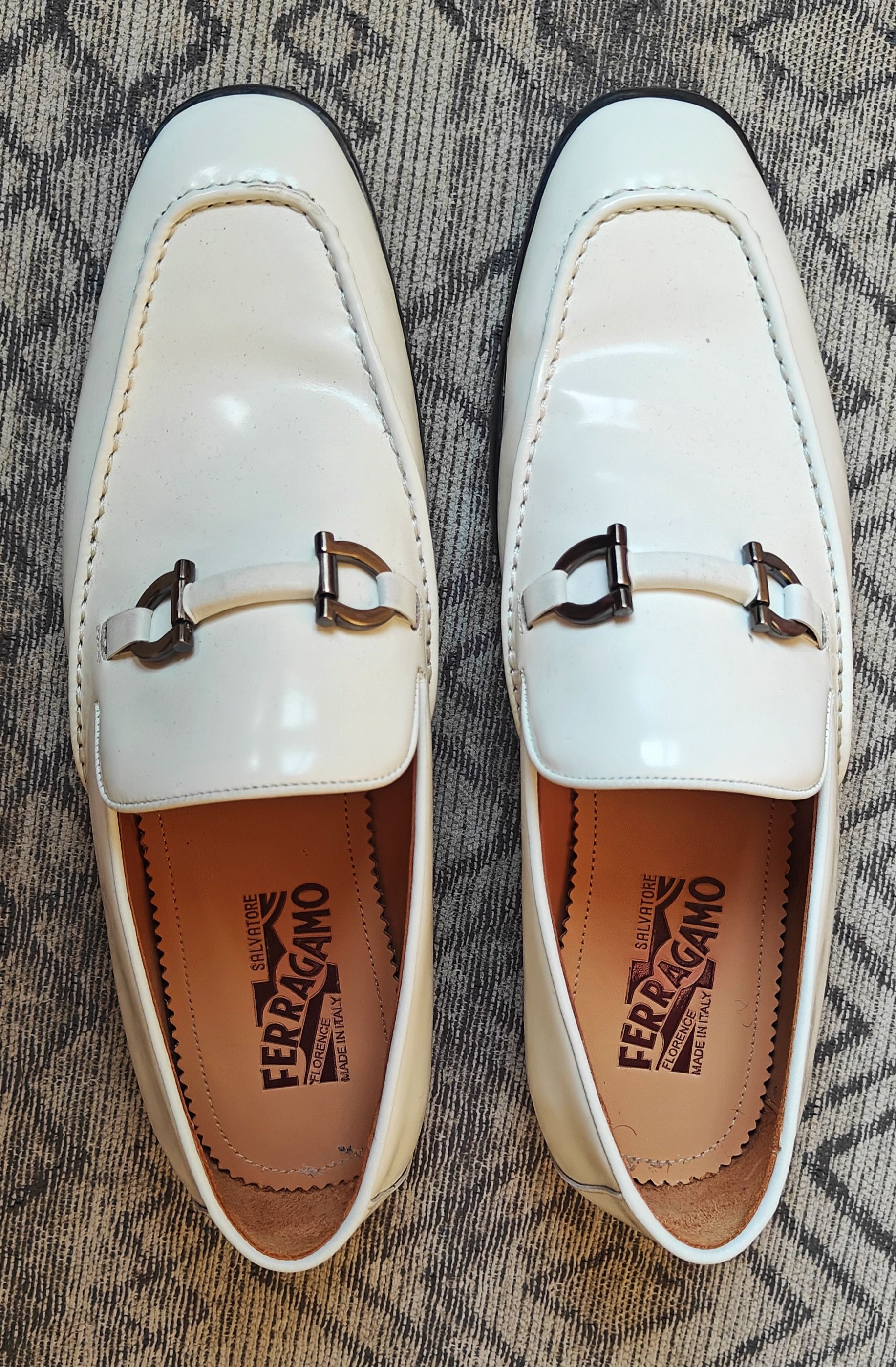 Salvatore Ferragamo White Laofer Size US 9.5 / EU 42-43 - 5 Thumbnail