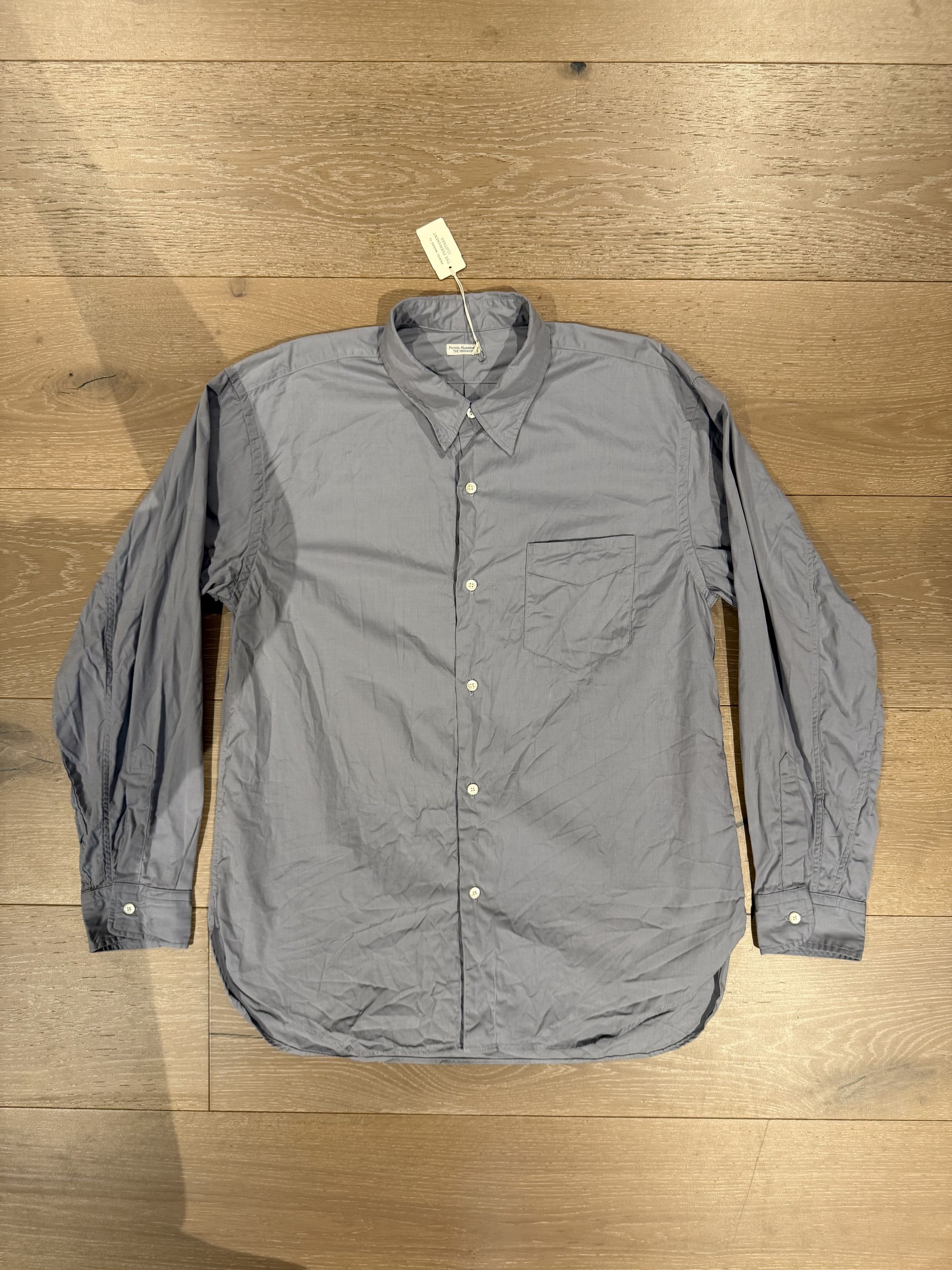 PHIGVEL MAKERS & Co. 💚 Phigvel Makers & Co. Regular Collar Dress Shirt Old Sax Size US M / EU 48-50 / 2 - 4 Thumbnail