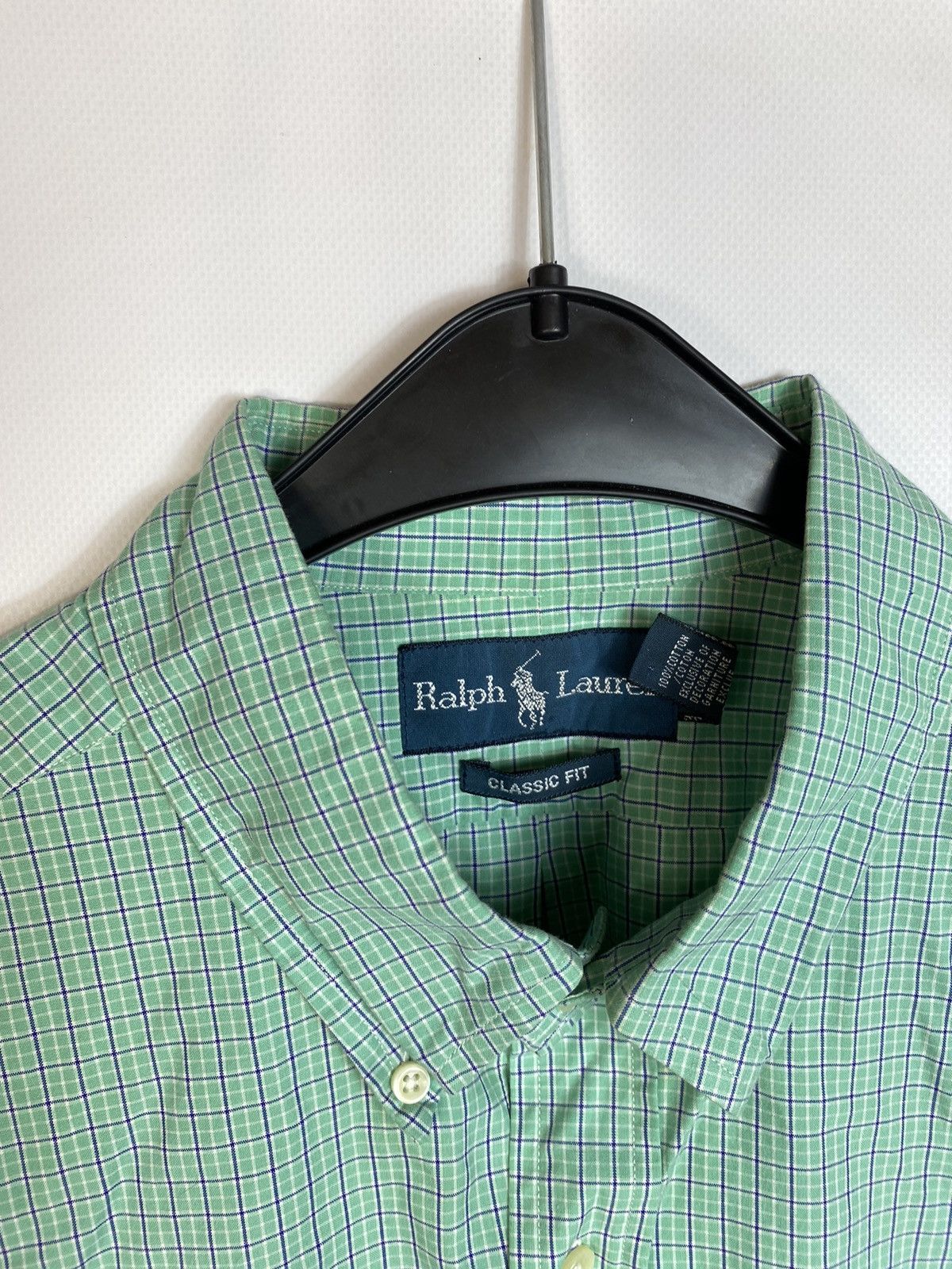 Ralph Lauren Ralph Lauren Polo vintage shirt 90s green emerald Size US XL / EU 56 / 4 - 3 Thumbnail