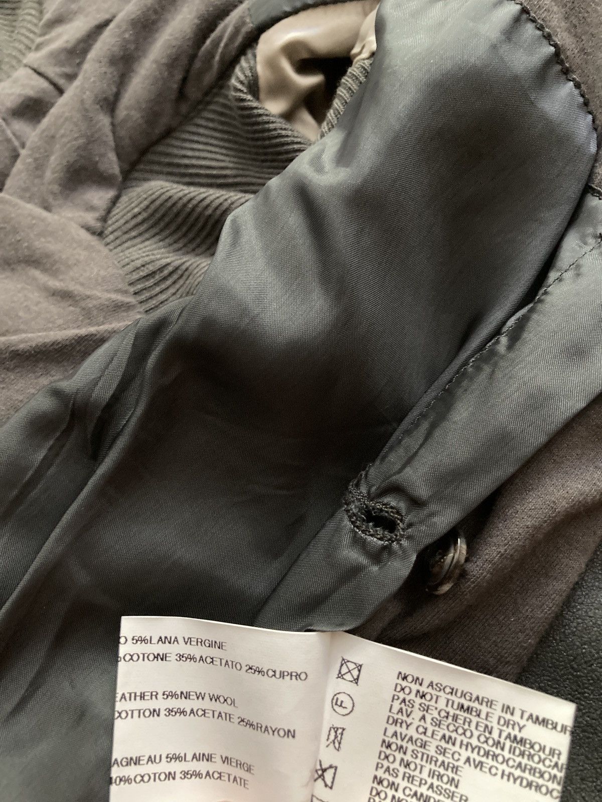 Rick Owens F/W 09 “CRUST” Blistered Lamb Leather Jacket Rick Owens 44 Size L / US 10 / IT 46 - 23 Thumbnail
