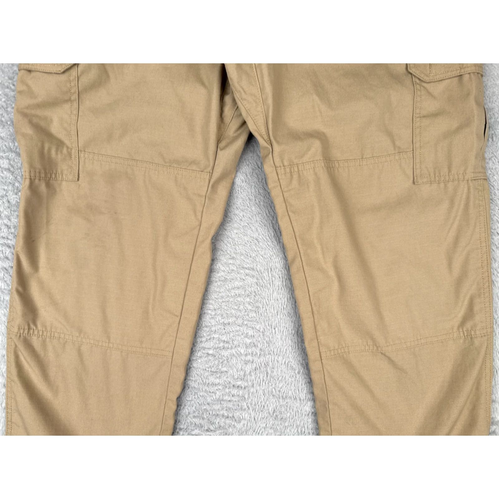 Vintage 5.11 Tactical Pants Men Medium Beige Cargo Rip-Stop Fabric Cotton 31.5 to 35 W Size US 31 - 3 Thumbnail