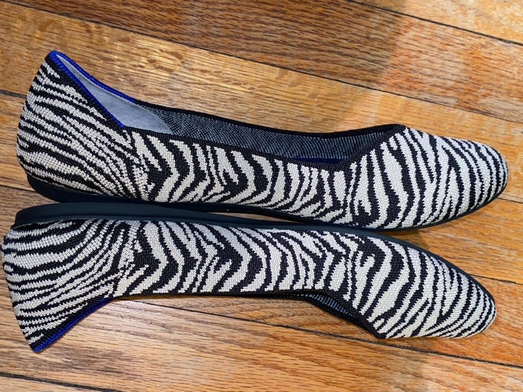 Rothy's Rothy's The Flat, Retired Zebra Print, Ballet, Size 11.5 Size US 11.5 / IT 41.5 - 2 Thumbnail