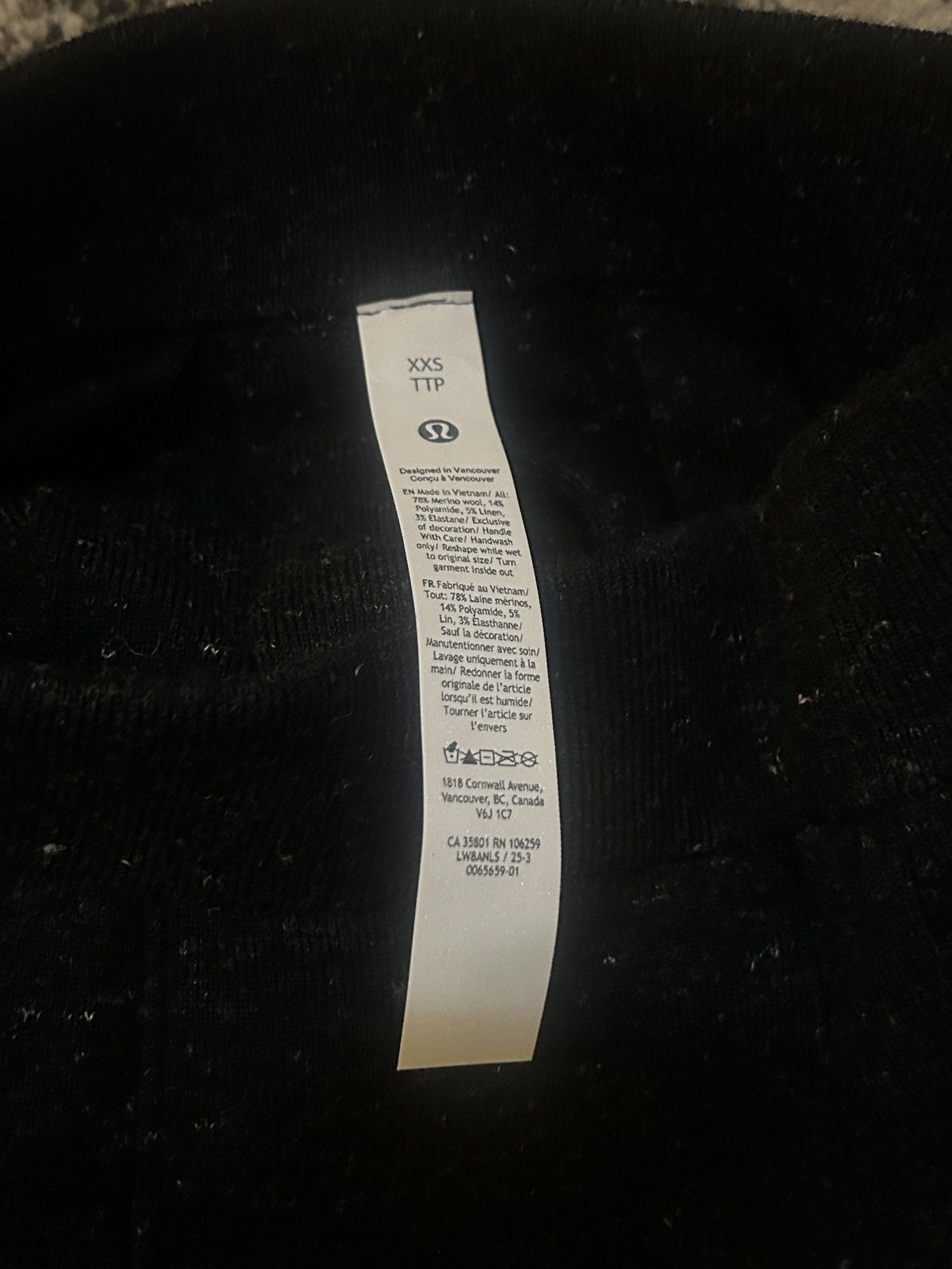 Lululemon Lululemon Ribbed Merino Wool Pleated Skirt Heathered Black Size 23" - 7 Thumbnail