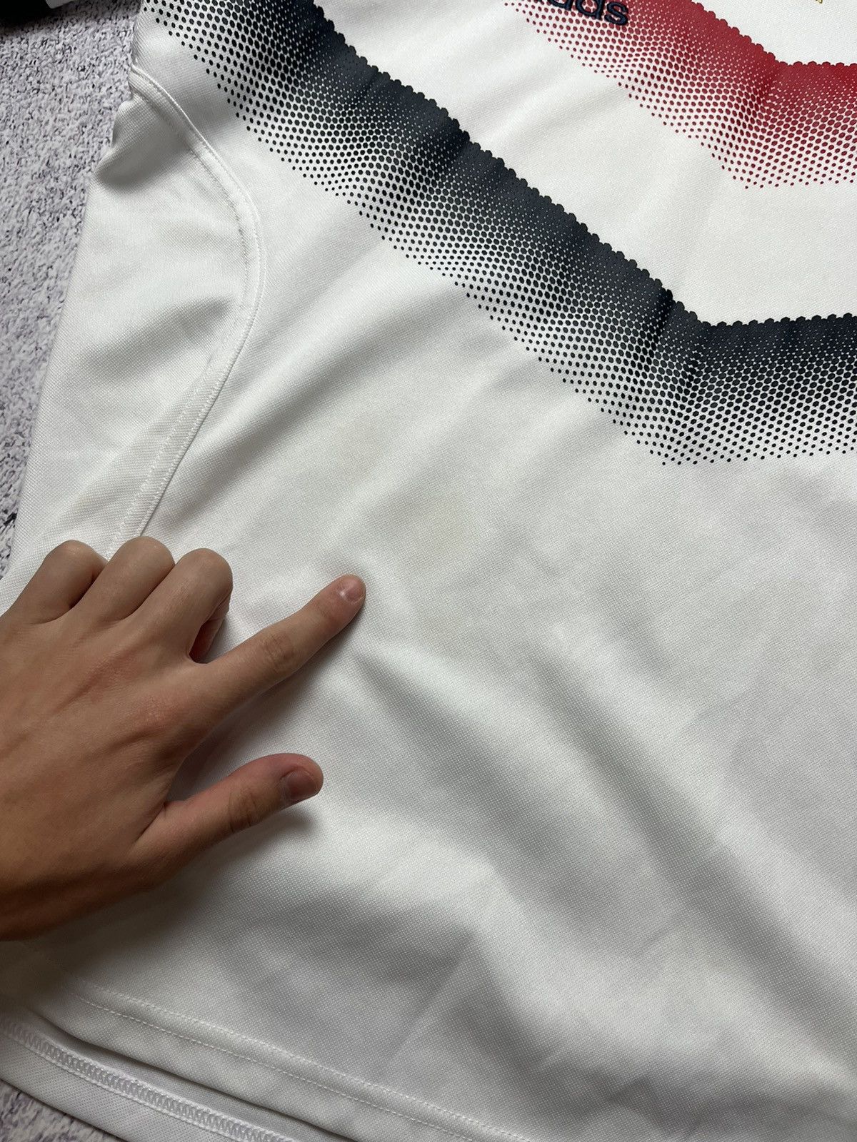 Adidas Vintage ADIDAS FFR 2018 Rugby Jersey ADIDAS FFR White Away Size US XL / EU 56 / 4 - 10 Thumbnail