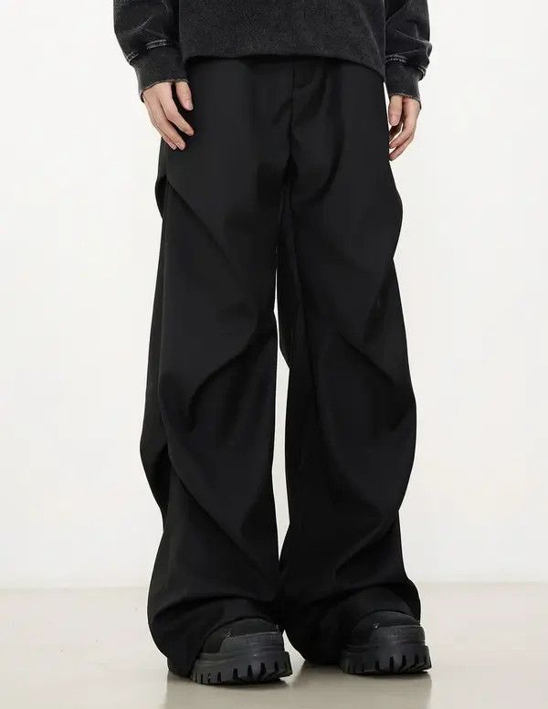 VIBE Outdoor retro cleanfit ruched pleated flared pants Size US 32 / EU 48 - 5 Thumbnail
