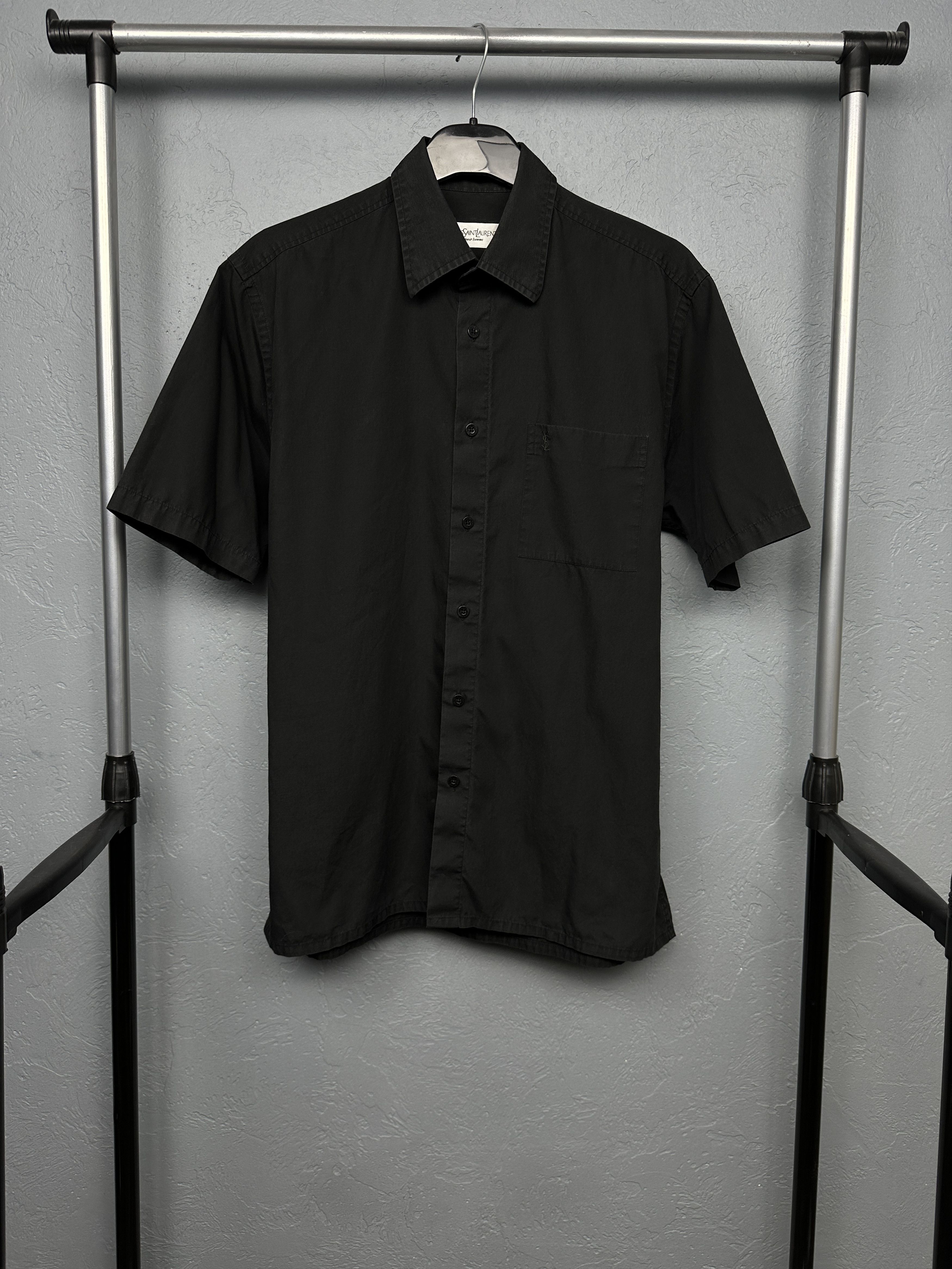 Yves Saint Laurent Yves Saint Laurent Mens Short Sleeve Shirt Size US M / EU 48-50 / 2 - 1 Thumbnail
