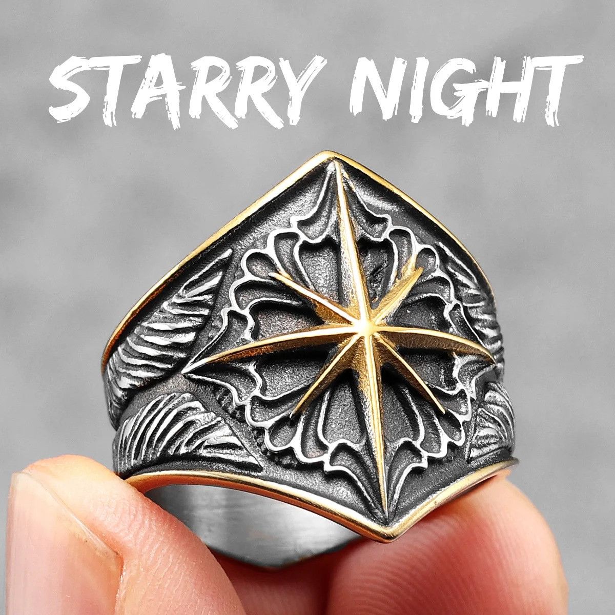 Jewelry Starry Ring Streetwear Jewelry Fashion Gift Size ONE SIZE - 7 Thumbnail