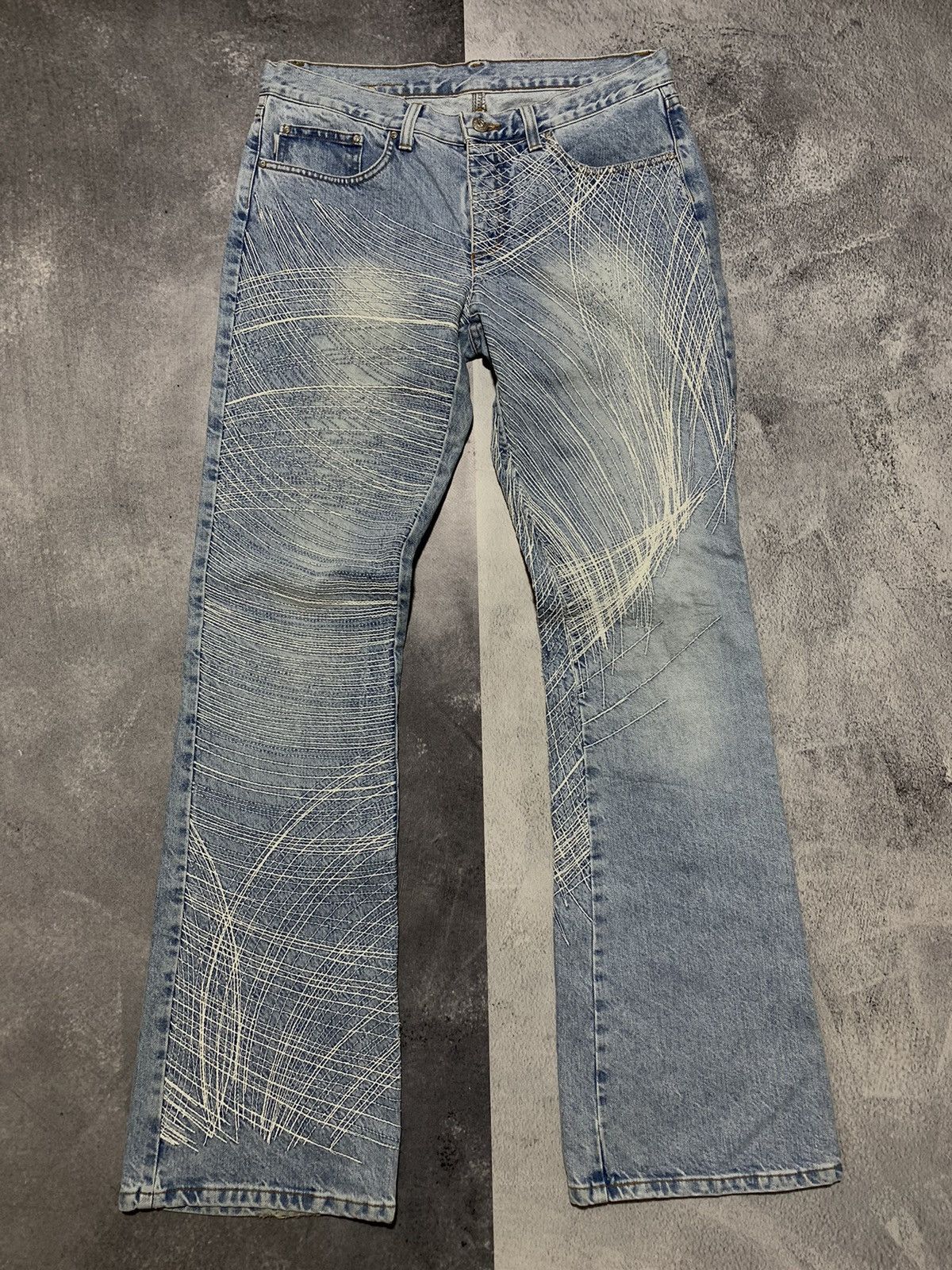 Iceberg Vintage Y2K Iceberg denim flared trousers streetwear size31 Size 31" - 1 Thumbnail