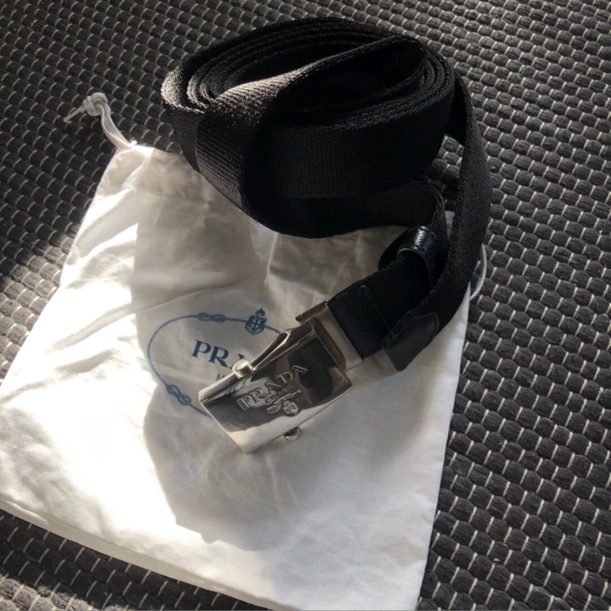Prada Prada runway nylon double belt 190cm Size 34 - 2 Thumbnail