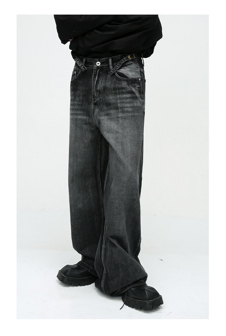 Japanese Brand American high street cool straight loose jeans Size US 34 / EU 50 - 2 Thumbnail