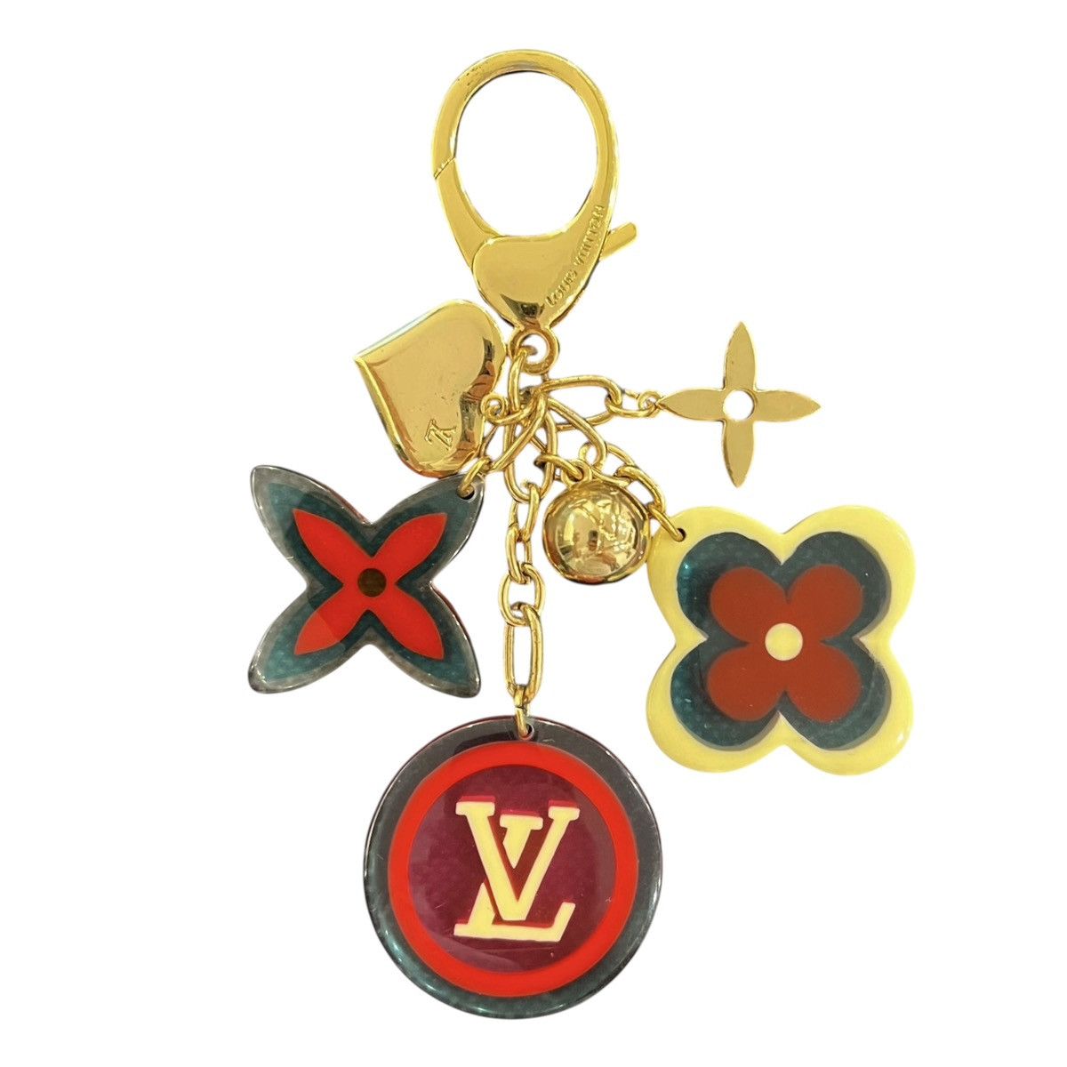 Louis Vuitton Louis Vuitton Logo Gold Keychain Bag Charm Size ONE SIZE - 1 Thumbnail