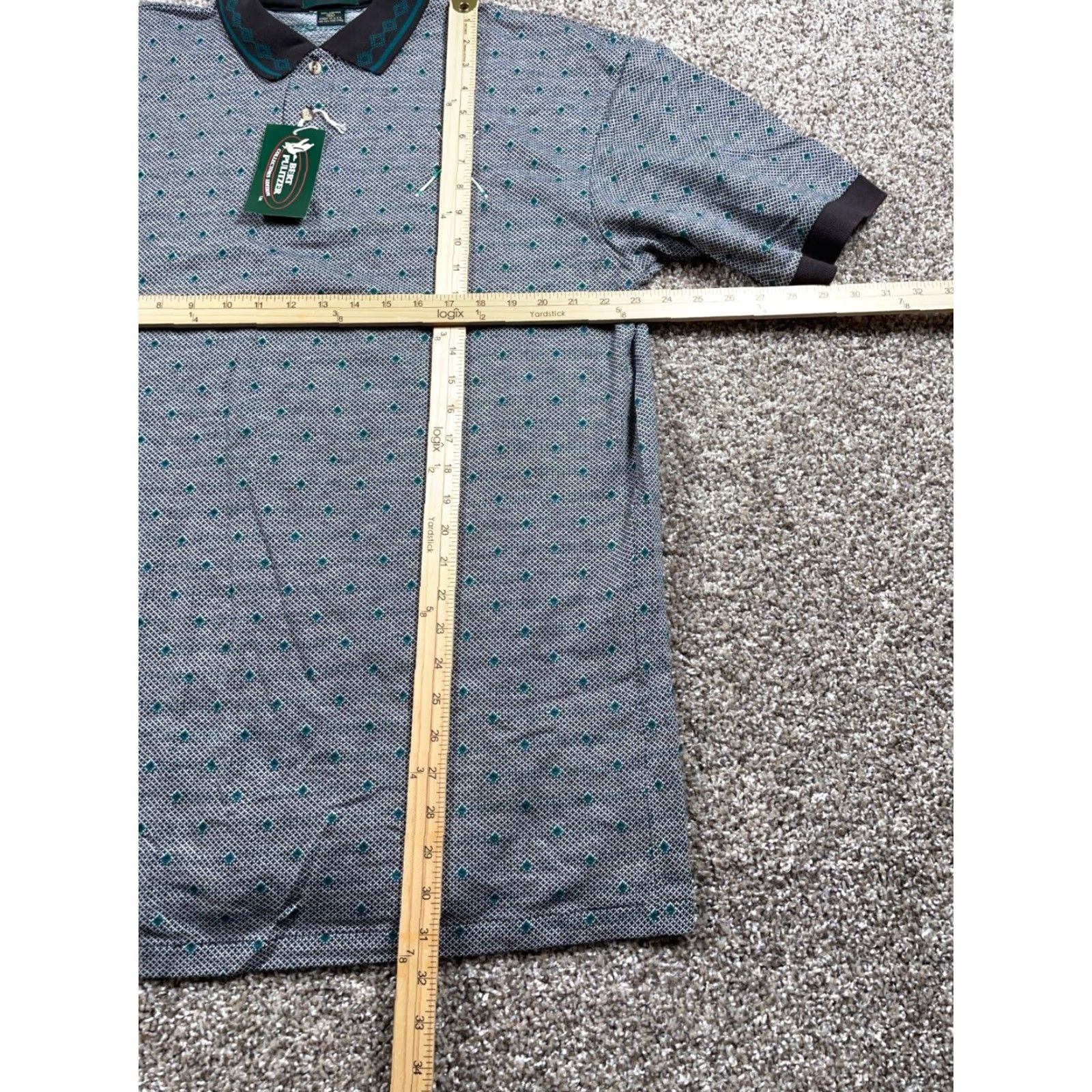 Vintage VINTAGE Bert Pulitzer Polo Shirt Men Short Sleeve XL Green Embroidered 100% Cotton Argyle 90s Retro Size US XL / EU 56 / 4 - 5 Thumbnail