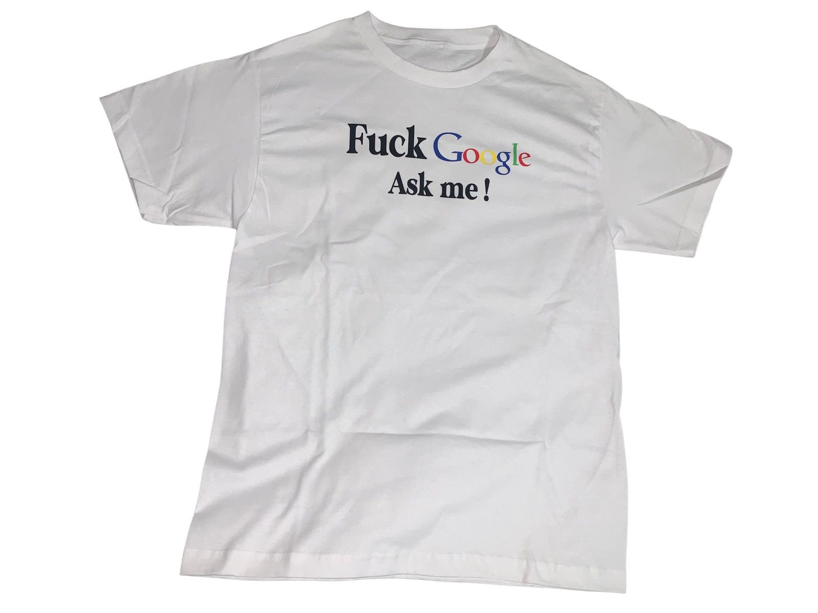 Other “F*** Google” Vintage Y2K style quote T-shirt remake Size US M / EU 48-50 / 2 - 2 Thumbnail