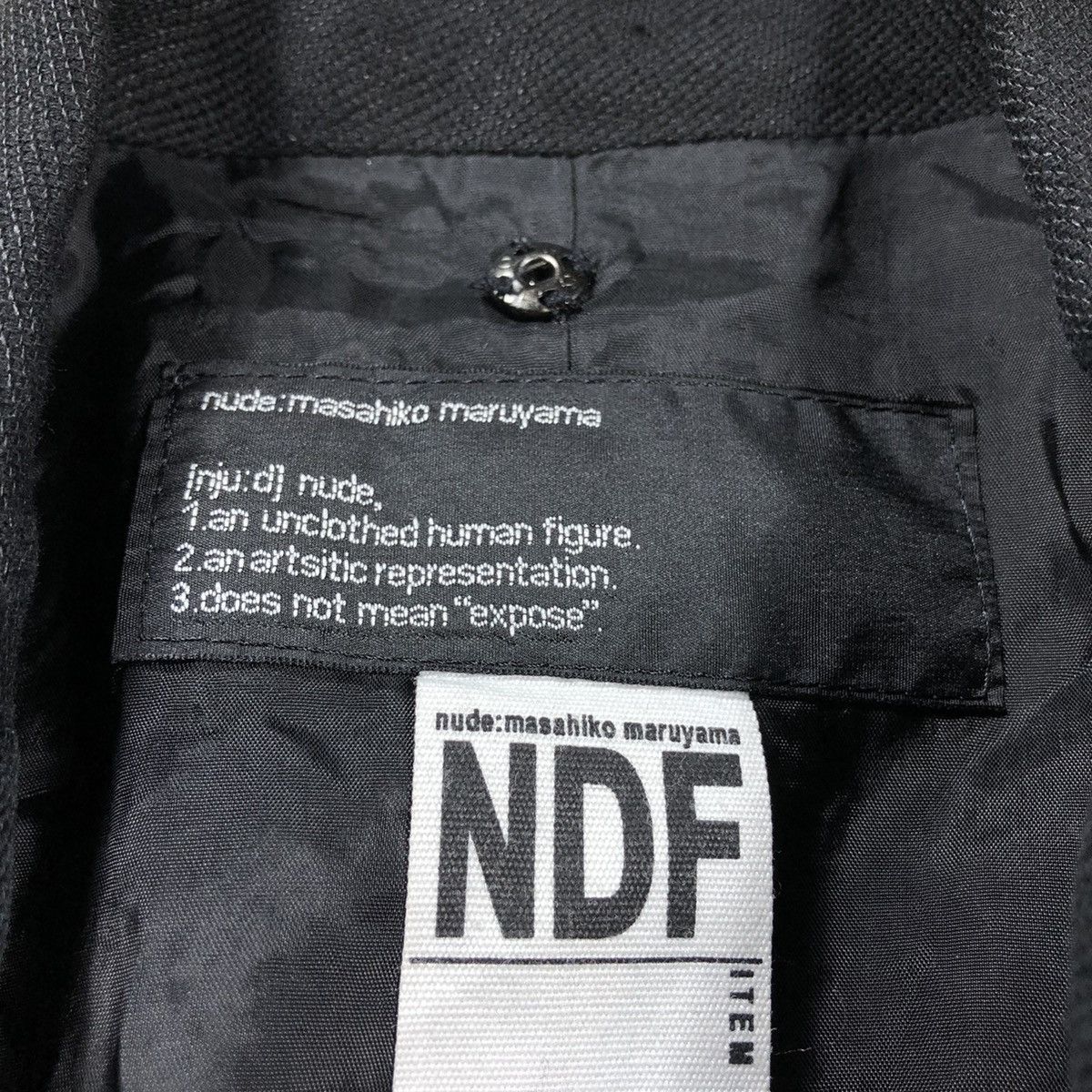 Japanese Brand × Nude: Masahiko Maruyama Nude By Masahiko Maruyama One Button Blazer Size S / US 4 / IT 40 - 4 Thumbnail