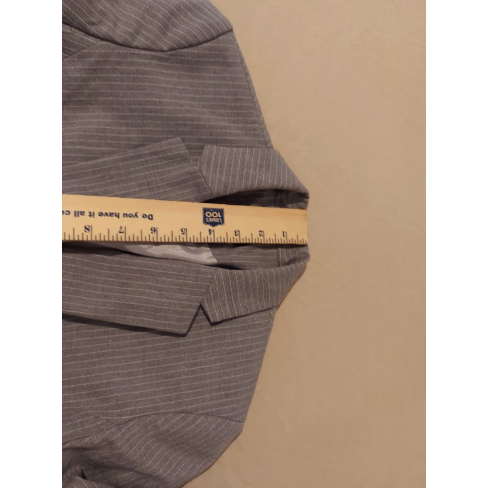 Ann Taylor Ann Taylor Womens Blazer 2P Petite Gray Jacket Size XS / US 0-2 / IT 36-38 - 6 Thumbnail