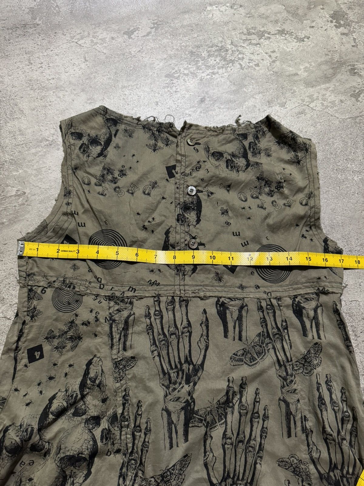 Hysteric Glamour HYSTERIC GLAMOUR SNAKE SKULL SLEEVESS DRES Size M / US 6-8 / IT 42-44 - 12 Thumbnail