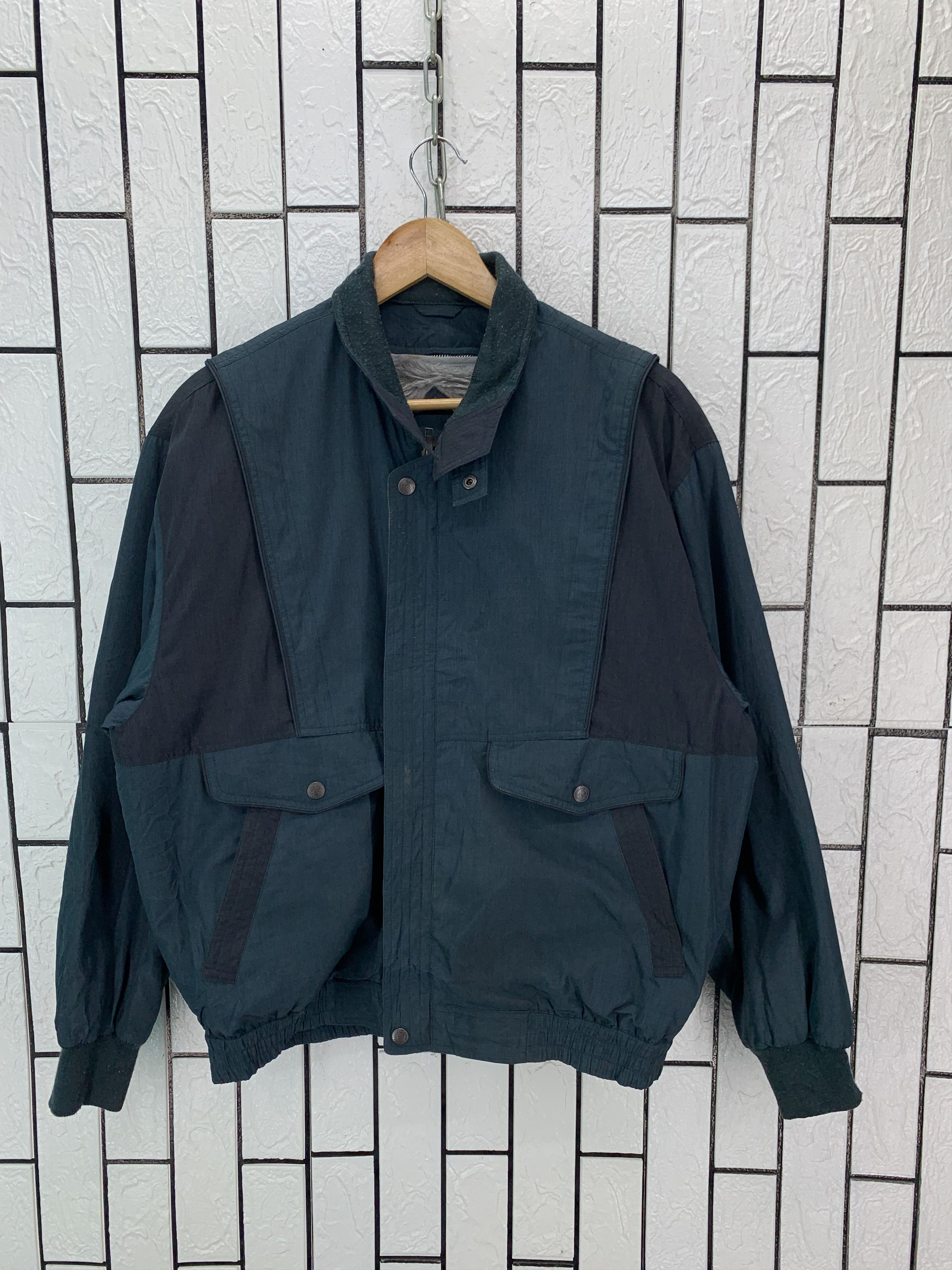 Japanese Brand Vintage Vintaige Club Lined Fleece Bombers Jacket Size US M / EU 48-50 / 2 - 1 Thumbnail