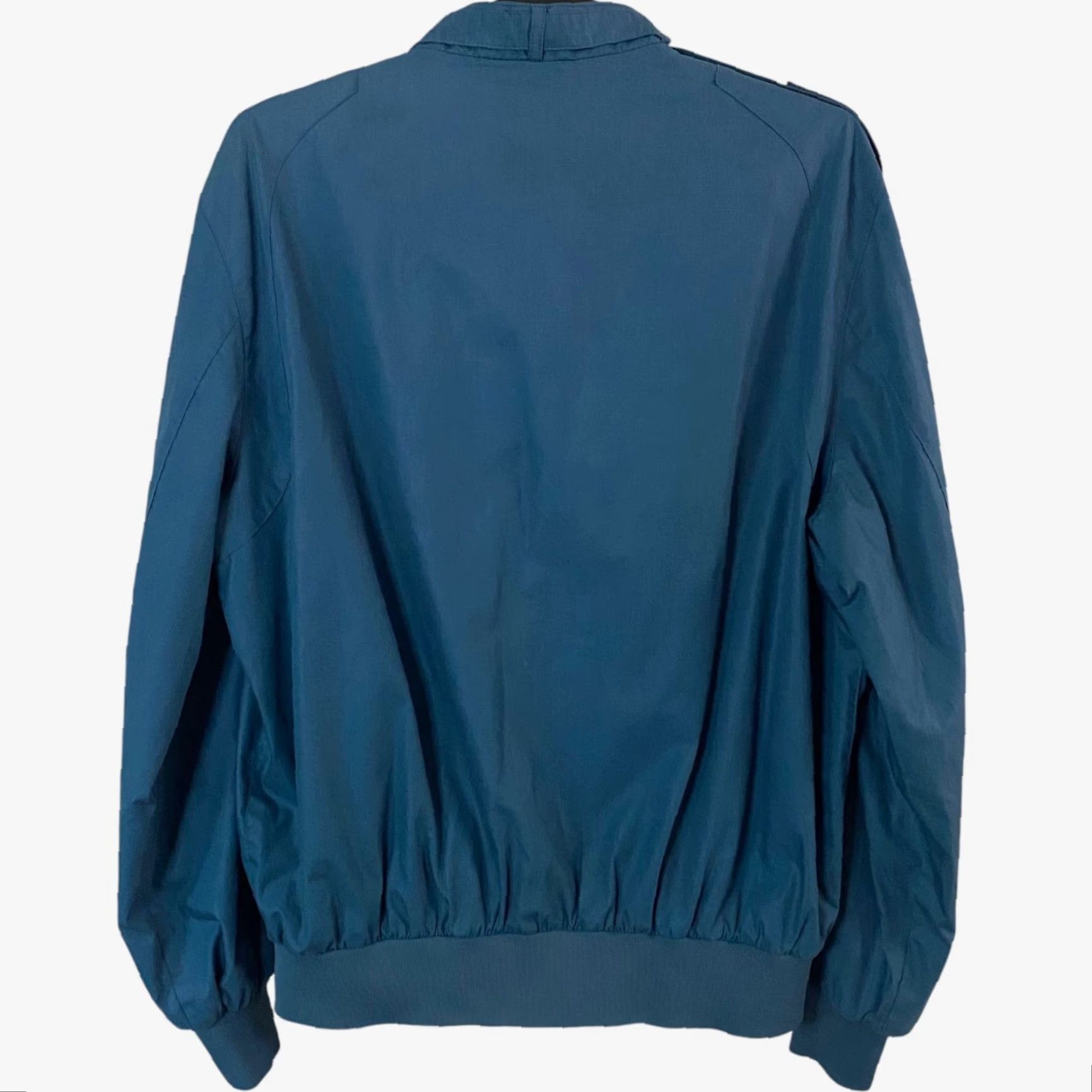 Members Only Vintage Members Only Blue Cafe Racer Jacket Men's XLT Lightweight Zip-Up Bomber Size US XL / EU 56 / 4 - 4 Thumbnail