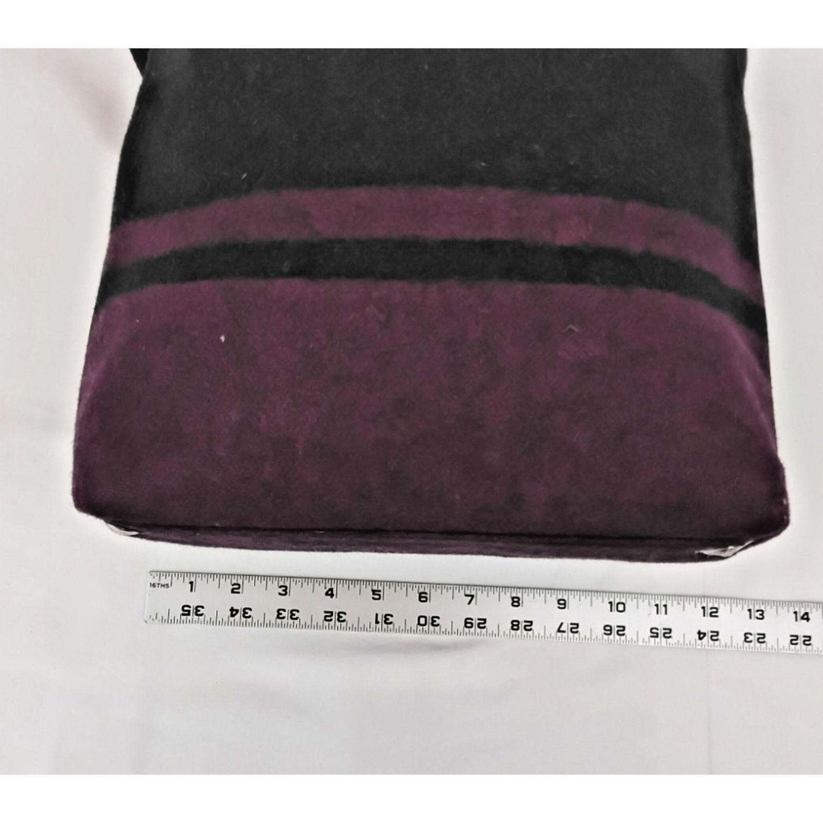 Coach Coach North South Wool Tote Bag Purse Passion Berry Purple Size ONE SIZE - 13 Thumbnail