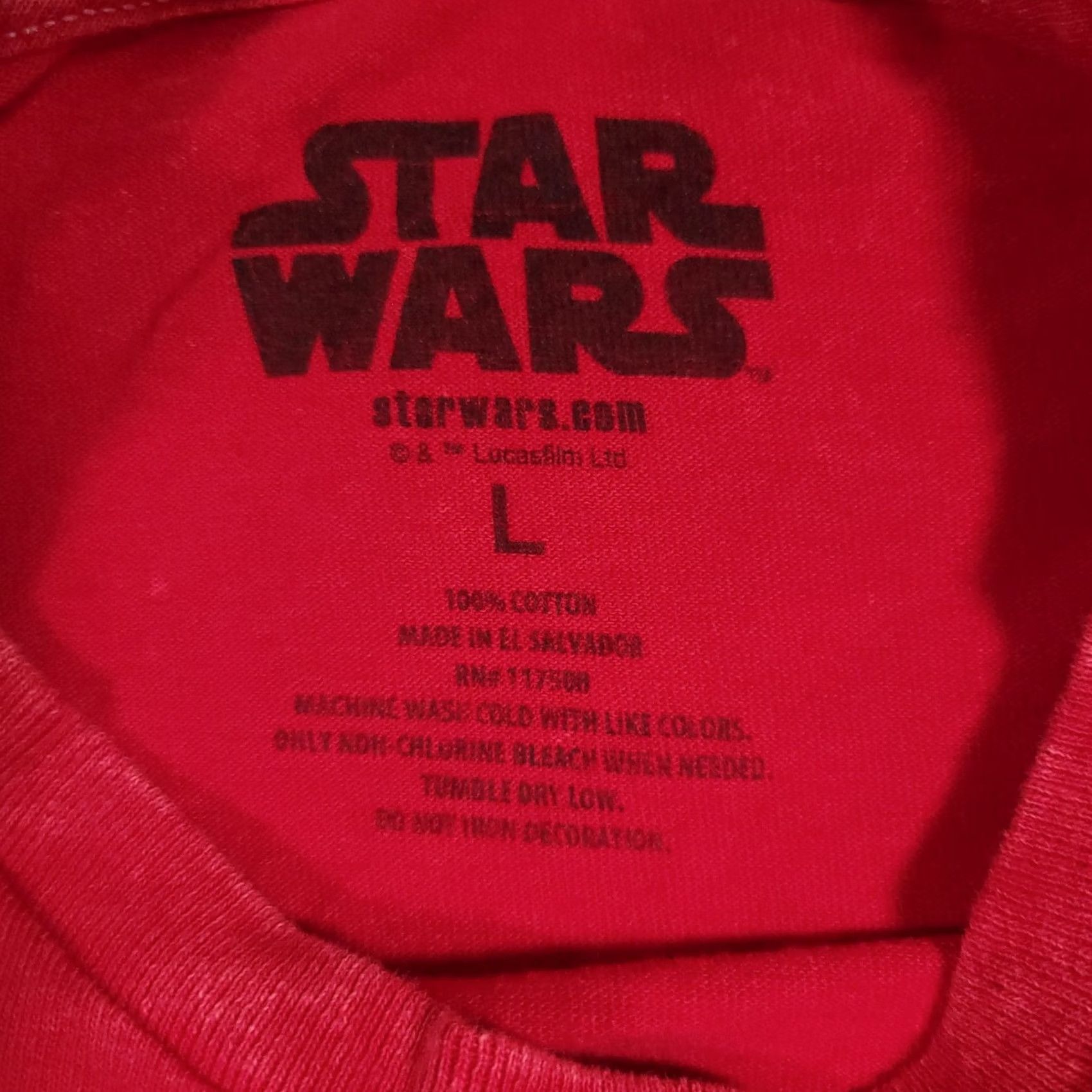 Star Wars Star Wars Shirt Mens Large Red Rebel Alliance Logo Distressed Graphic Tee Movie Size US L / EU 52-54 / 3 - 6 Thumbnail