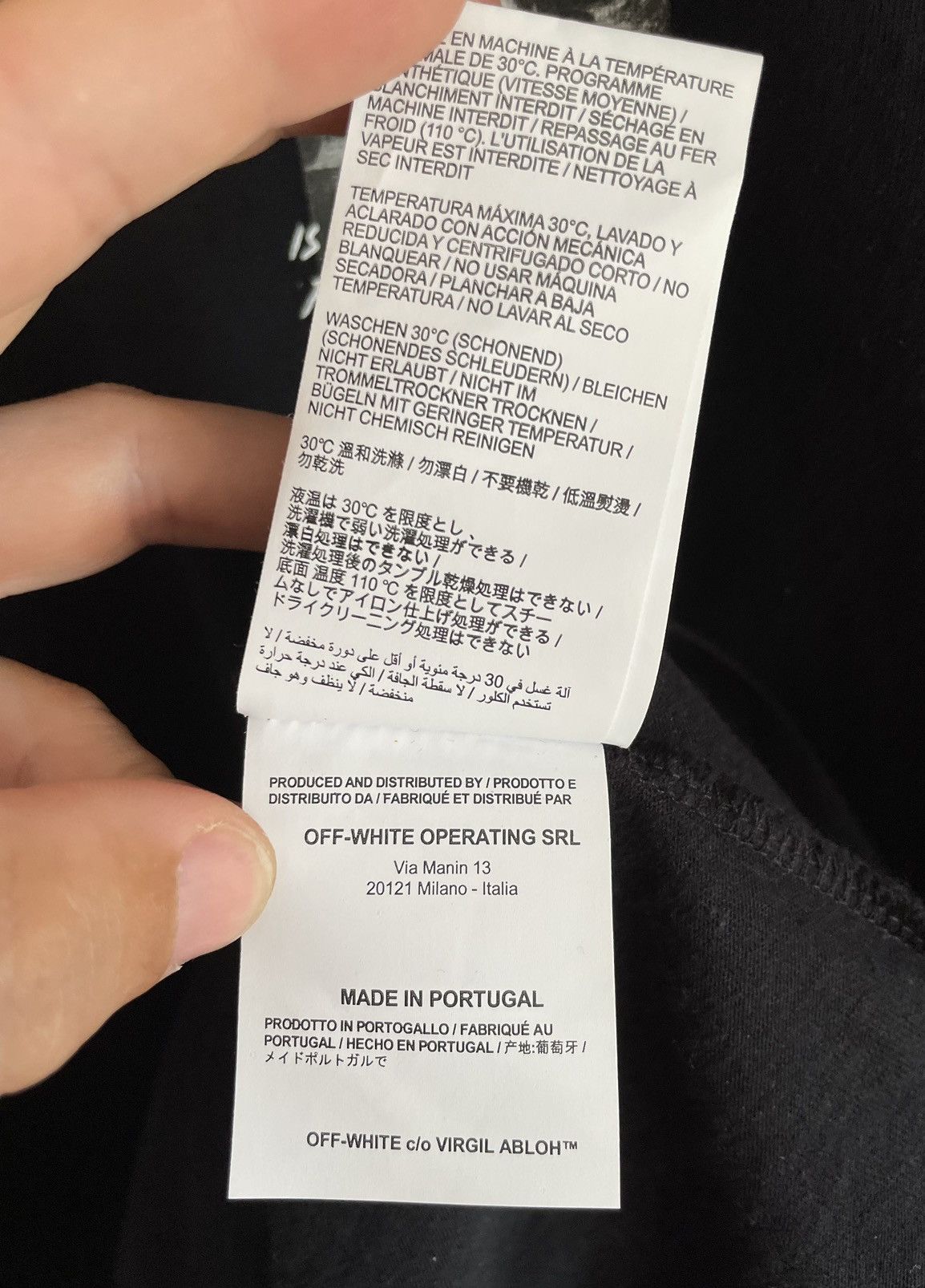 OFF-WHITE Virgil Abloh IMPRESSIONISM T-shirt Mona Lisa Tee