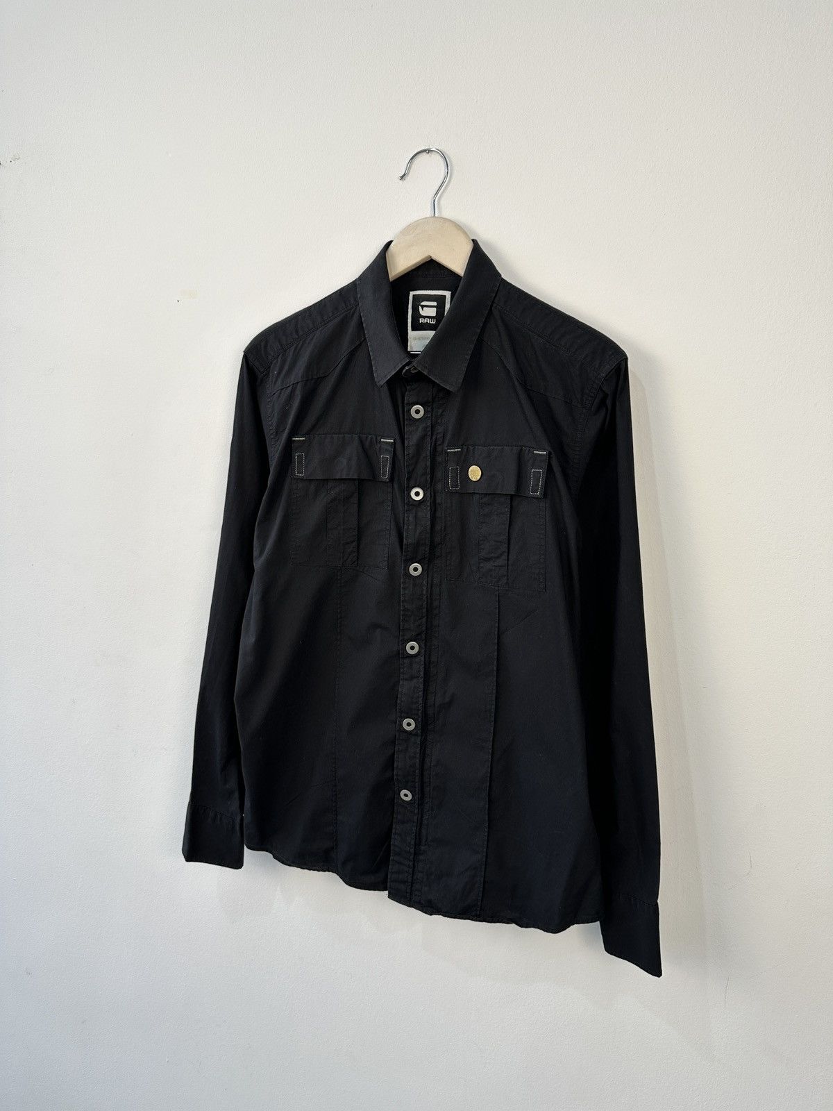 G-Star G-Star RAW Deck Dress Shirt L/S XL – Utility Military Style Size US XL / EU 56 / 4 - 3 Thumbnail
