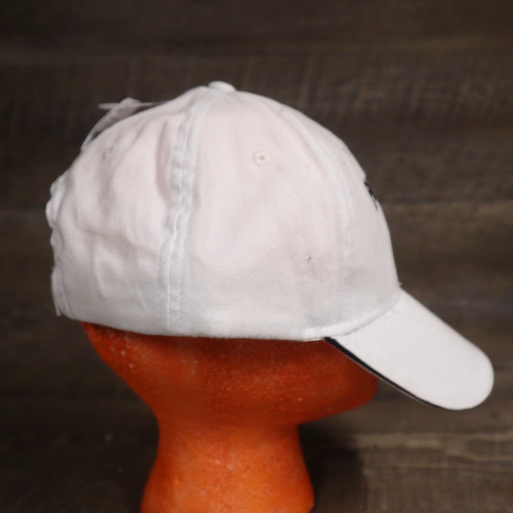Vintage VINTAGE Panama City Beach Florida Strapback Hat White Beach Palm Tree Adult Adjustable Hat Men Wayne? Size ONE SIZE - 2 Thumbnail