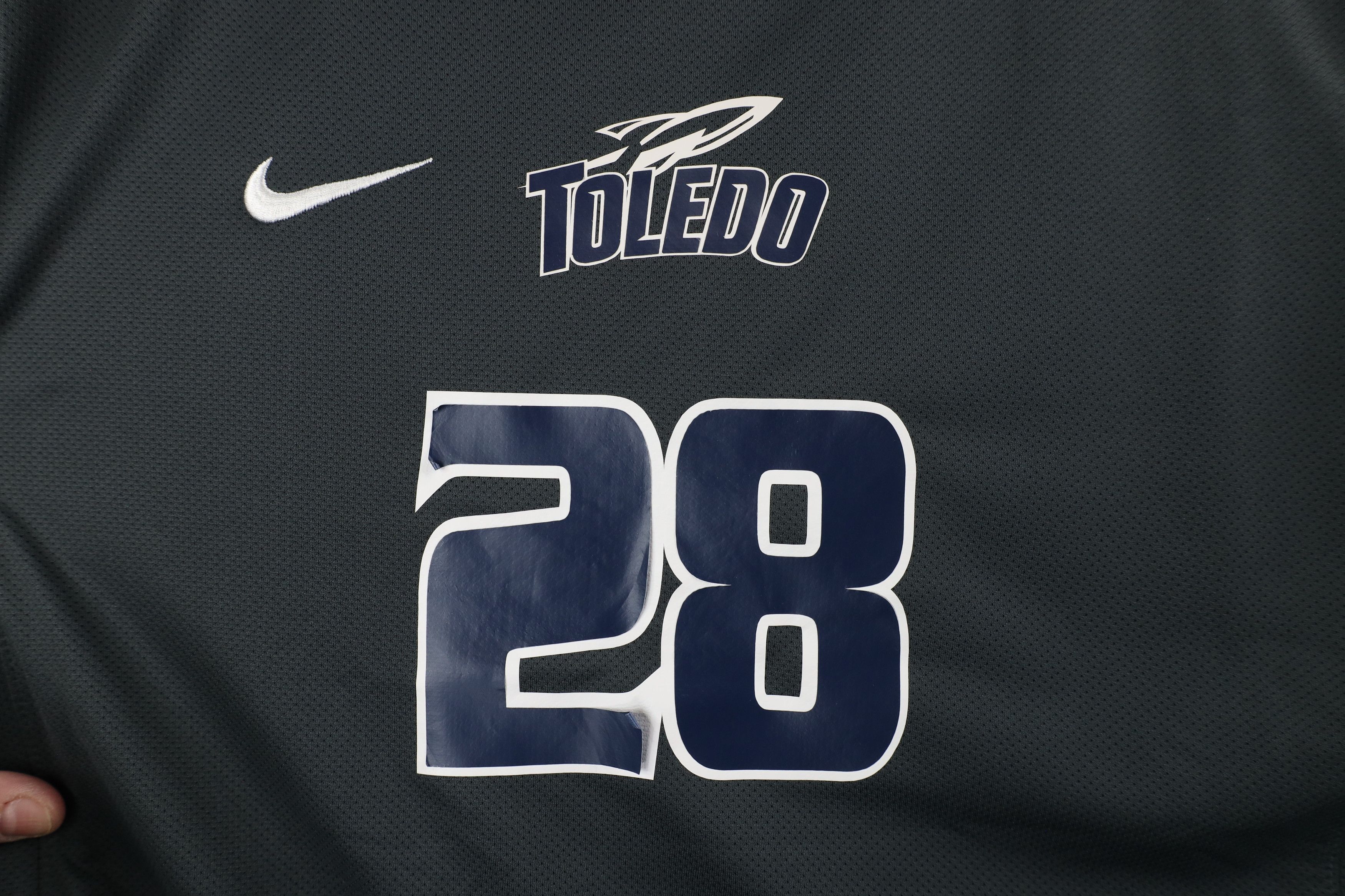 Nike × Vintage Nike Game Worn University of Toledo Soccer Jersey Gray #28 Size US S / EU 44-46 / 1 - 4 Thumbnail