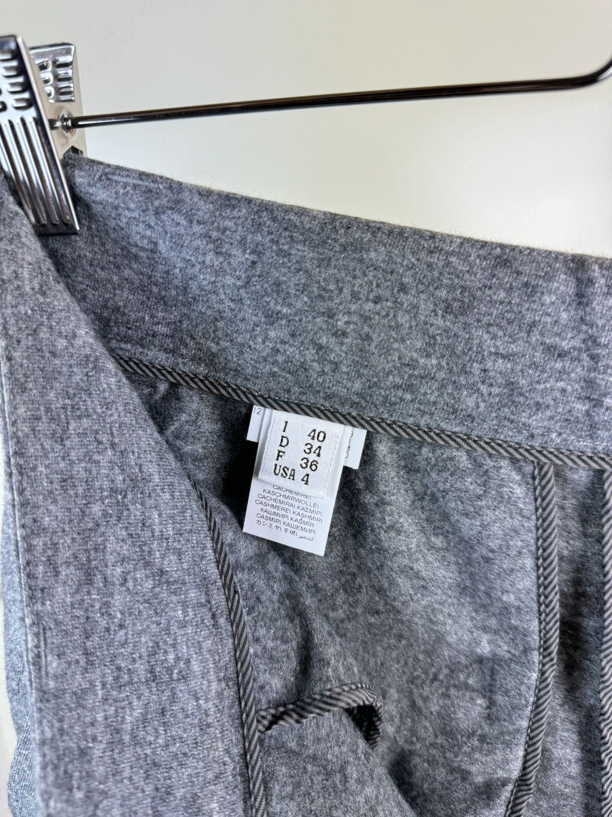 Brunello Cucinelli Brunello Cucinelli cashmere joggers trousers pants luxury S Size 27" / US 4 / IT 40 - 14 Thumbnail