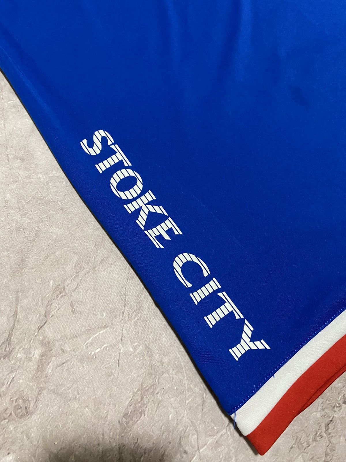 Macron Macron Stoke City The Potters Home Soccer Football Jersey Size US XL / EU 56 / 4 - 23 Thumbnail