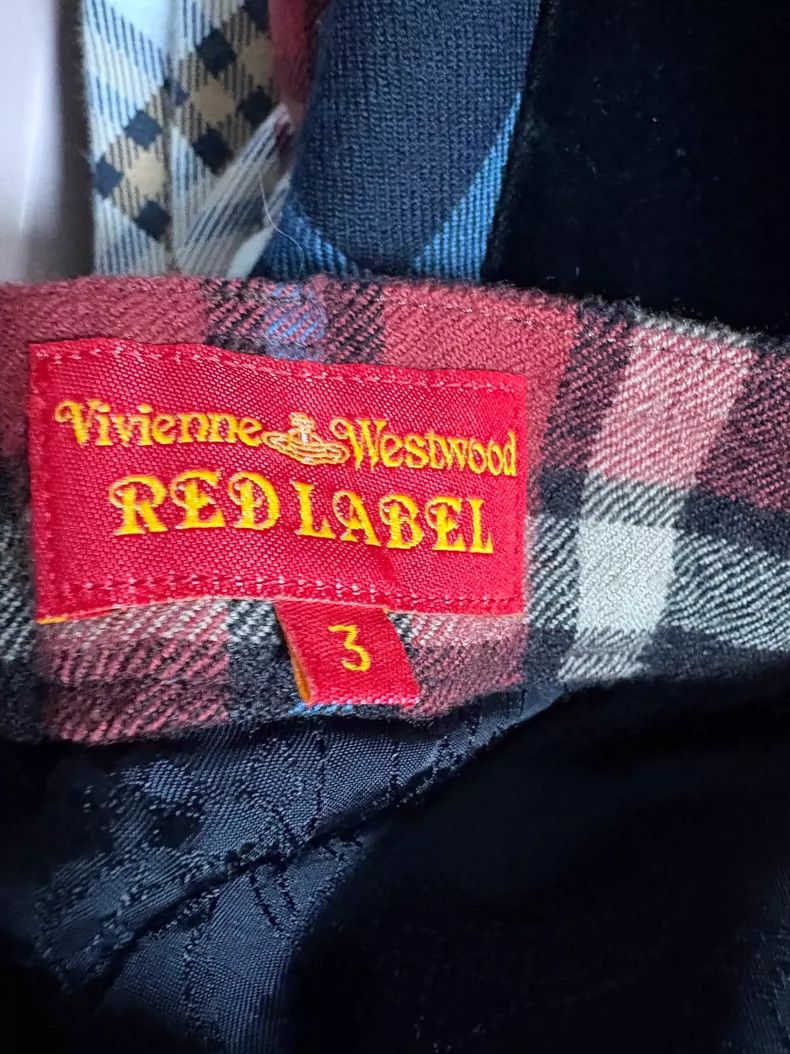 Vivienne Westwood Vivienne Westwood Silk velvet love colored checkered suit Size M / US 6-8 / IT 42-44 - 8 Thumbnail