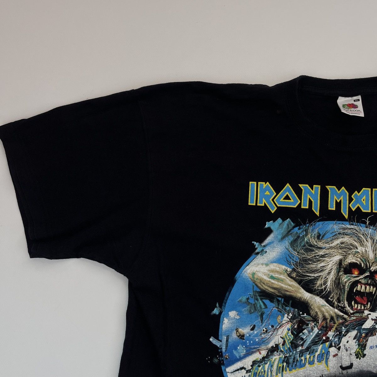 Band Tees × Iron Maiden Iron Maiden 2008 Flight 666 Box Fit Black T Shirt Size US XL / EU 56 / 4 - 5 Thumbnail
