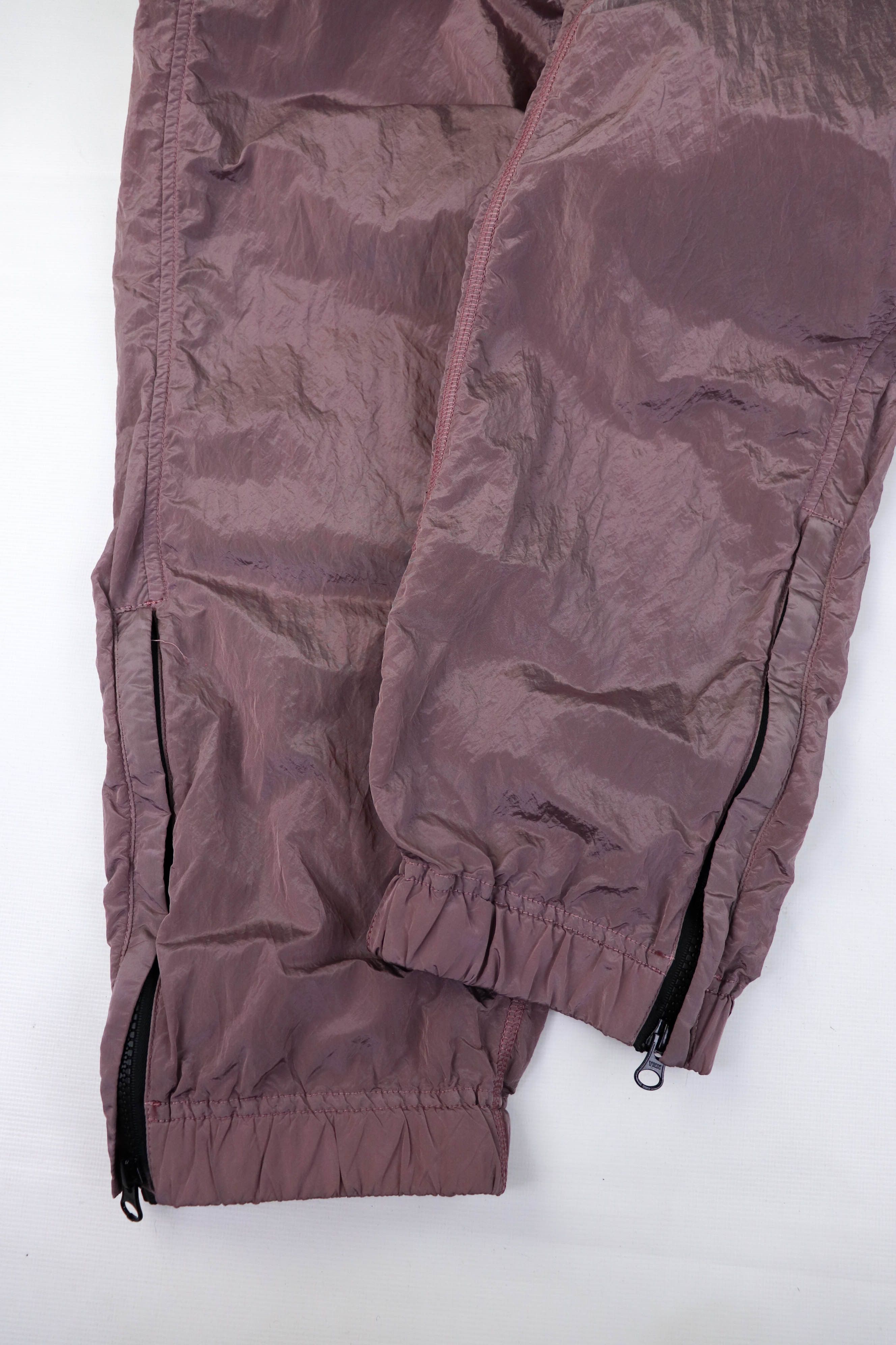 Stone Island Stone Island Pink Mocha Mousse Nylon Metal Track Pants Size US 32 / EU 48 - 6 Thumbnail