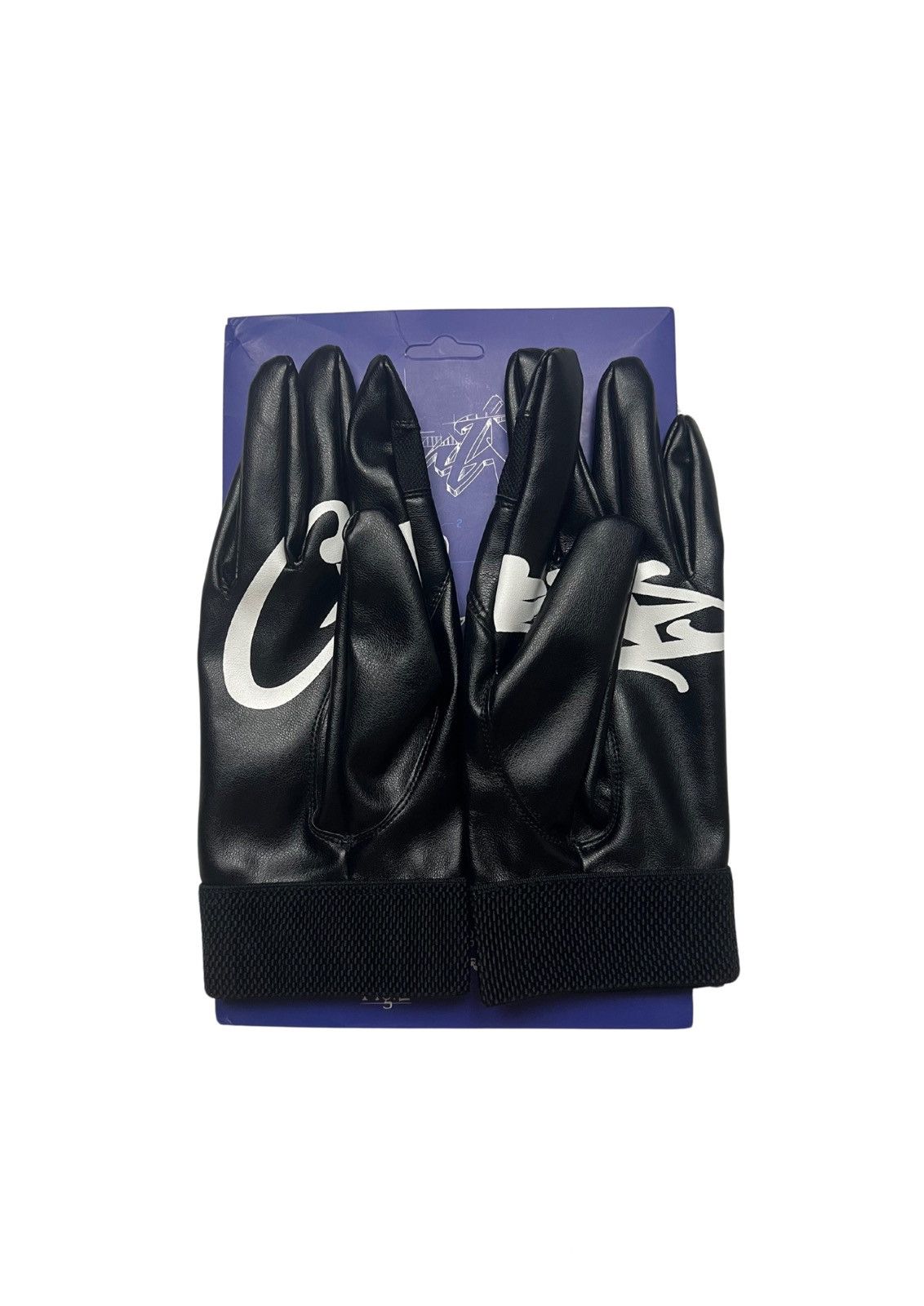 Corteiz Leather Gloves Black