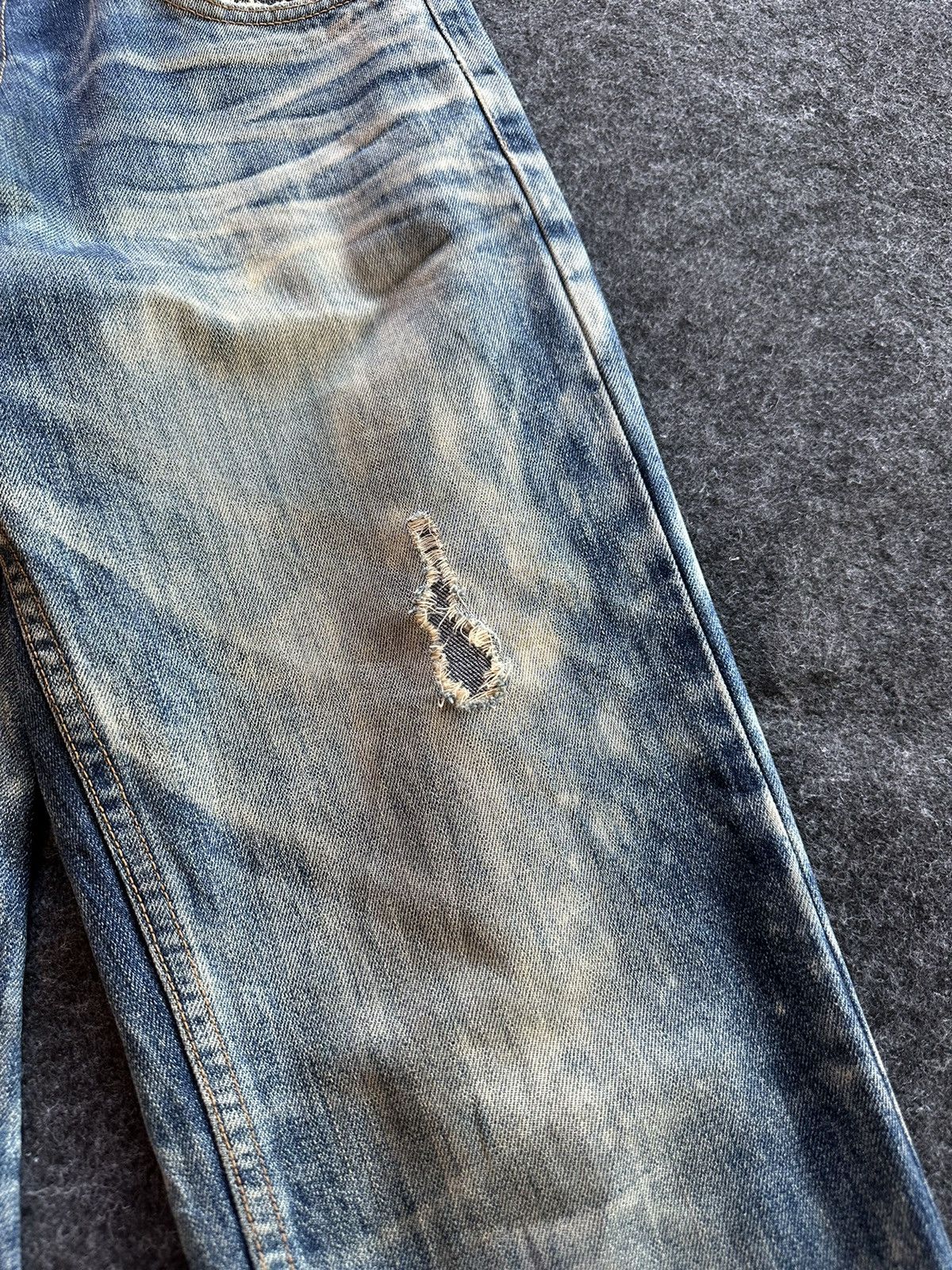 14th Addiction 🔥 Iconic Gipsy Bleach Washed Design Denim Size 32 D491 Size US 32 / EU 48 - 11 Thumbnail
