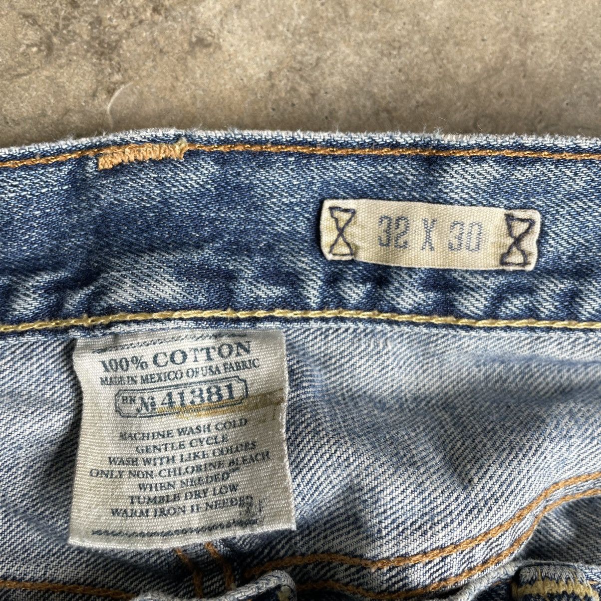 Polo Ralph Lauren × Vintage 🔥Polo Ralph Lauren Stoned Washed Ripped Distress Denim Jeans Size US 32 / EU 48 - 11 Thumbnail