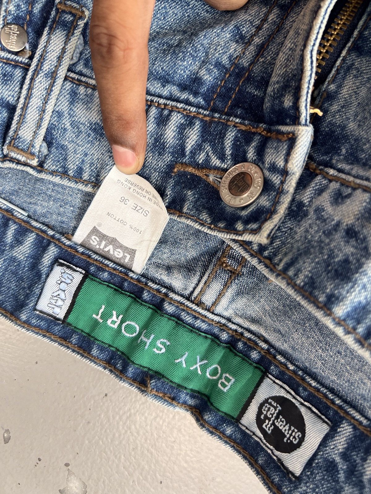 Carhartt × Levi's × Vintage Levi’s silver tab boxy short Size US 36 / EU 52 - 3 Thumbnail