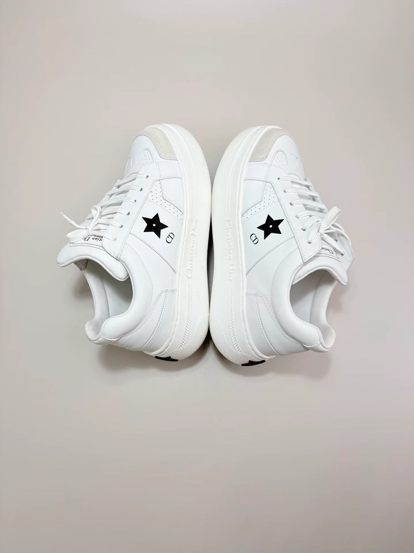 Dior DIOR Star Thick-soled White Shoes K1 Size US 9 / IT 39 - 4 Thumbnail