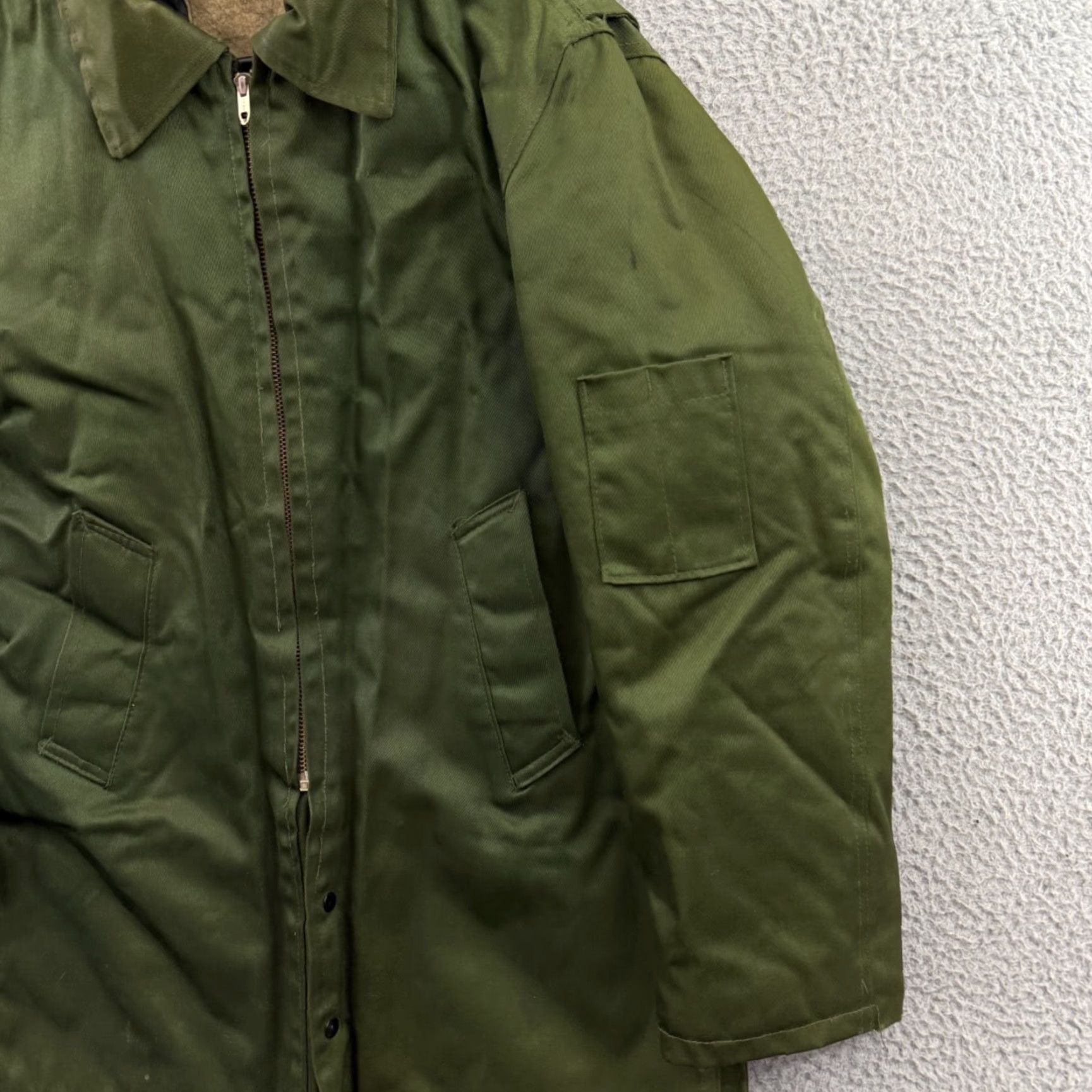 Vintage VINTAGE Army Parka Jacket Men’s Small Green Full Zip 70s Military Talon Size US S / EU 44-46 / 1 - 5 Thumbnail