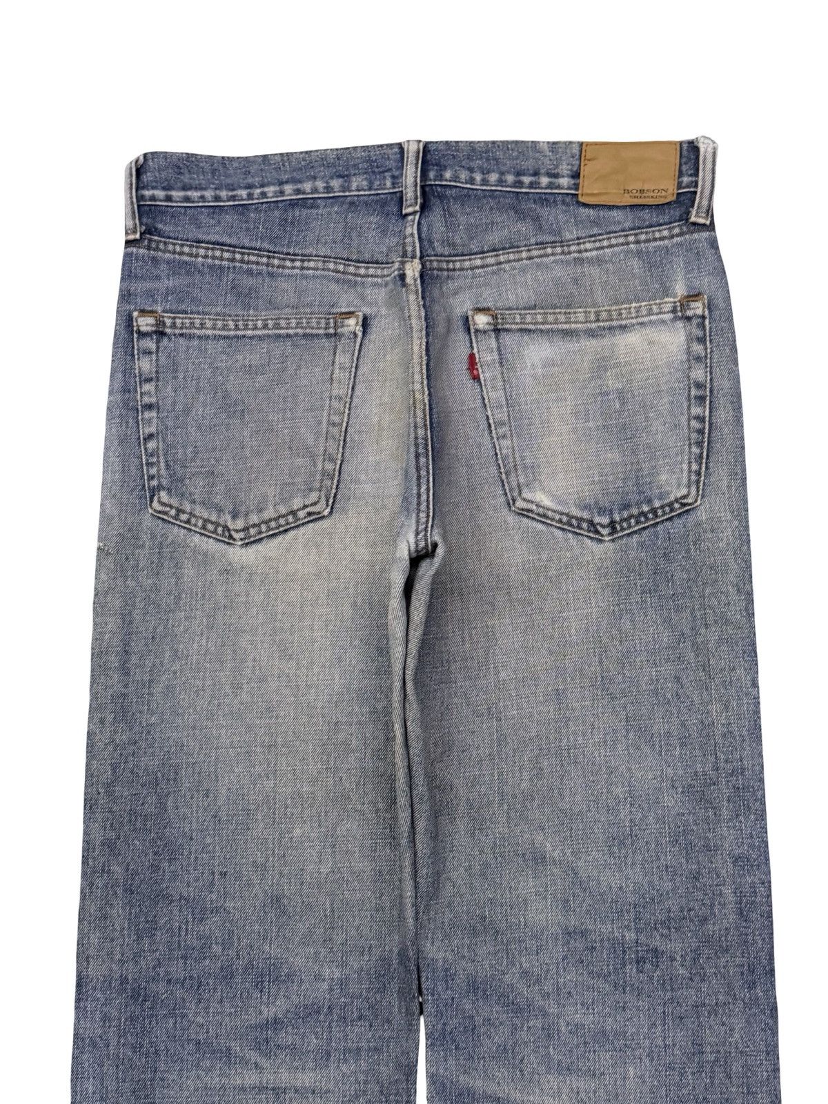 Japanese Brand Vintage 00s Bobson Chessking Japanese Market Jeans | W32 Size US 32 / EU 48 - 5 Thumbnail