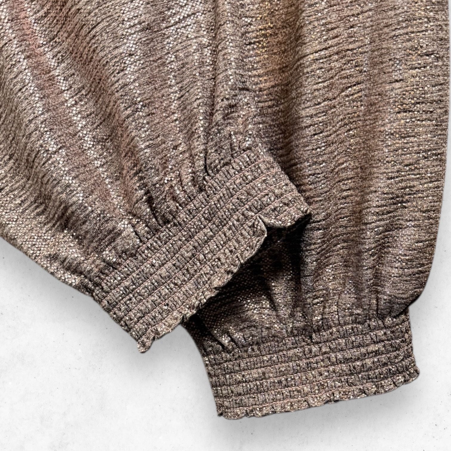 Anthropologie Anthropologie Joggers Metallic Rose Gold Elastic Women's S Size 30" / US 8 / IT 44 - 6 Thumbnail