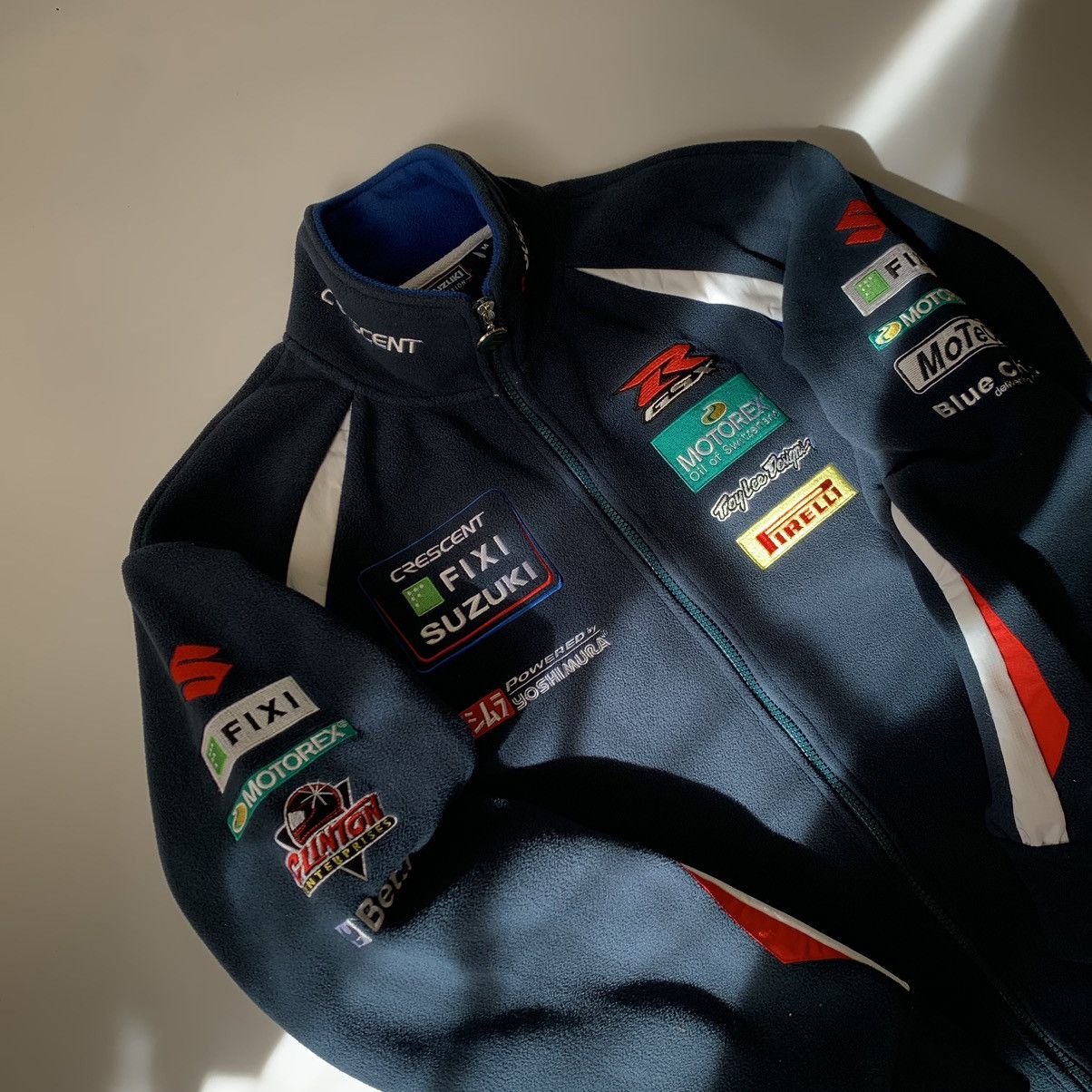Vintage Vintage Racing Fleeced Jacket Suzuki Size US M / EU 48-50 / 2 - 5 Thumbnail